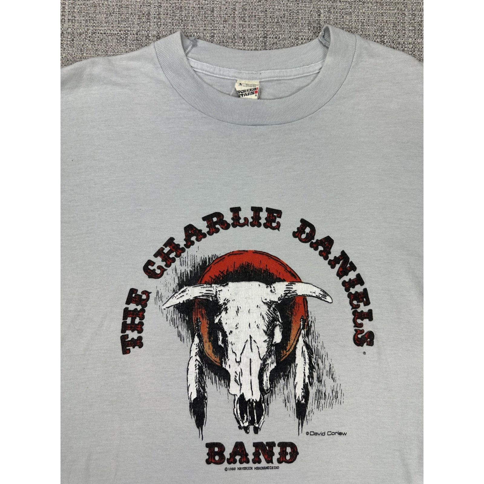Other Charlie Daniels Band Shirt Fit M 1988 Tour Screen Stars Tee Size US M / EU 48-50 / 2 - 2 Thumbnail