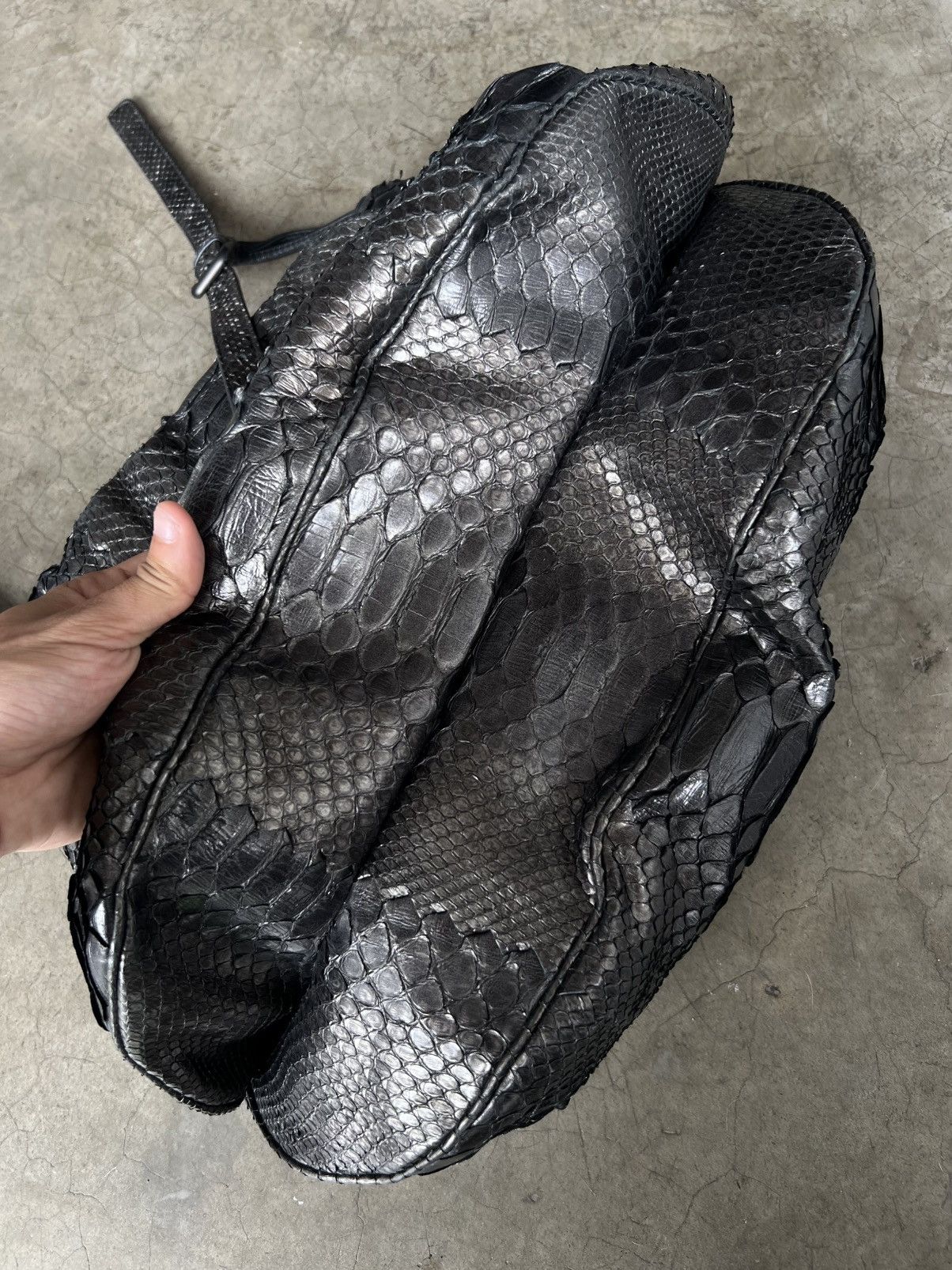 Bottega Veneta Bottega Veneta - F/08 Limited Edition Python Leather Bag Size ONE SIZE - 9 Thumbnail