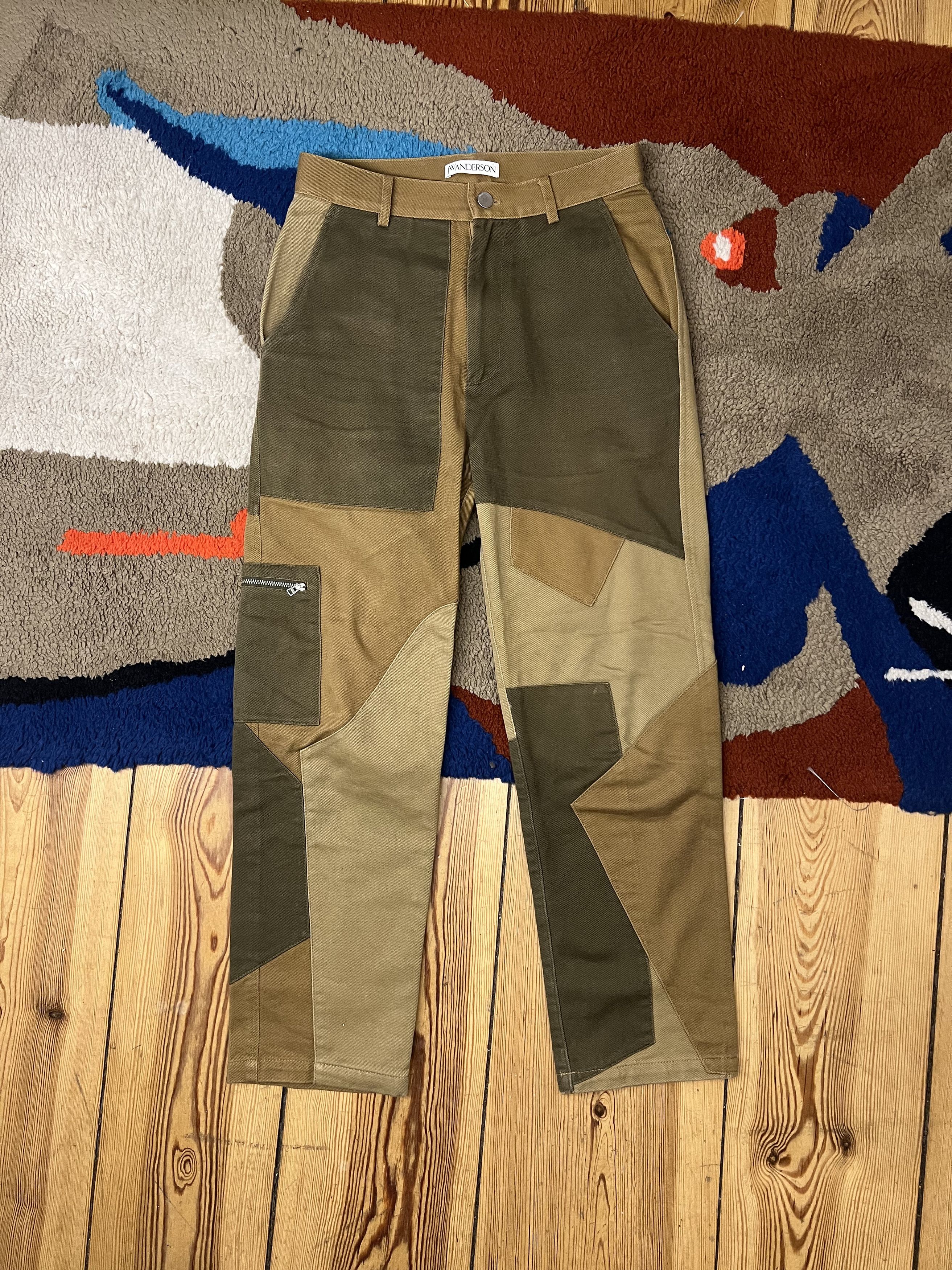 JW Anderson JW Anderson Patchwork Fatigue Trousers Size US 28 / EU 44 - 4 Thumbnail