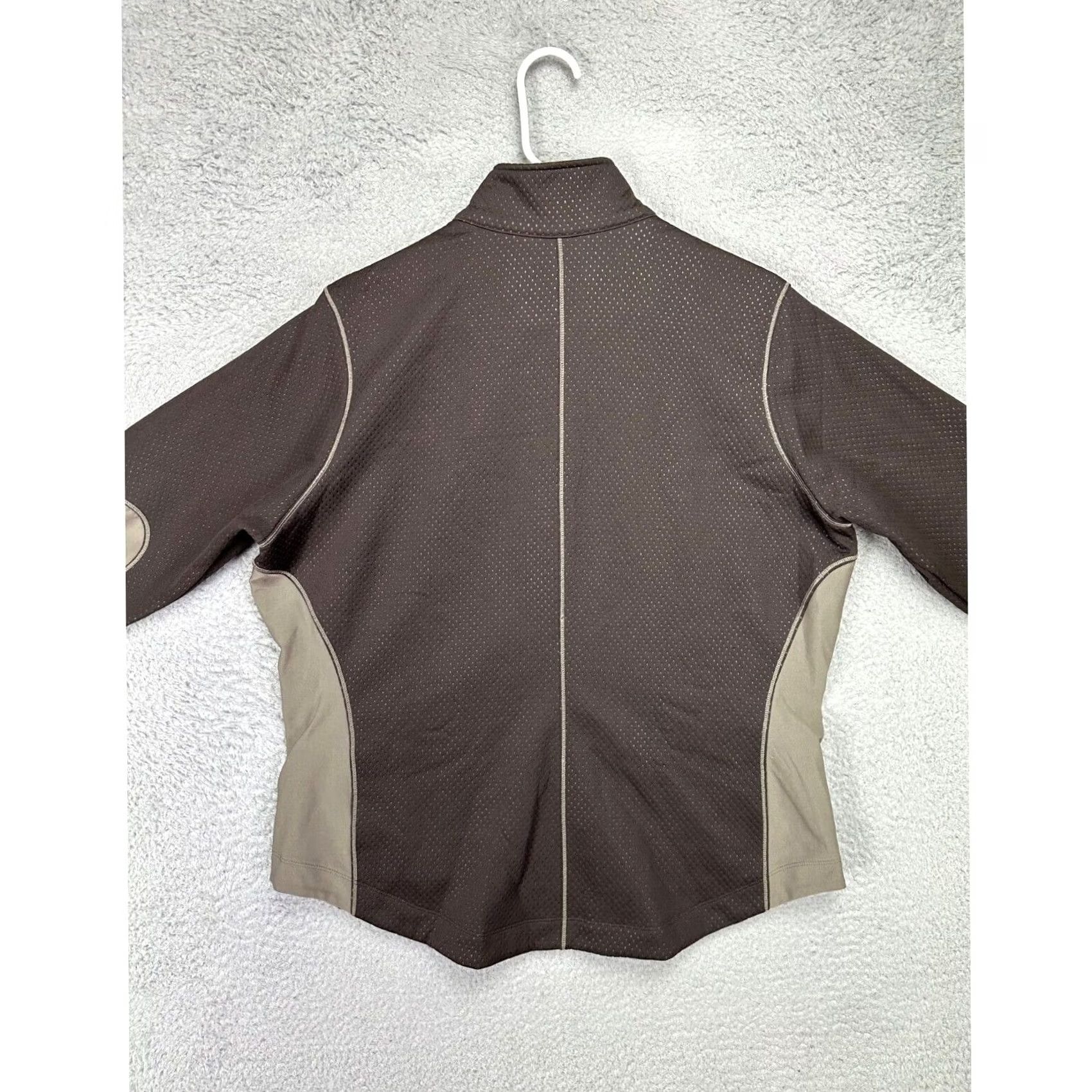 Nike VINTAGE? Nike Golf Jacket Womens XL Therma-Fit Brown Torrey Pines Fleece Lined Full Zip Size XL / US 12-14 / IT 48-50 - 2 Thumbnail