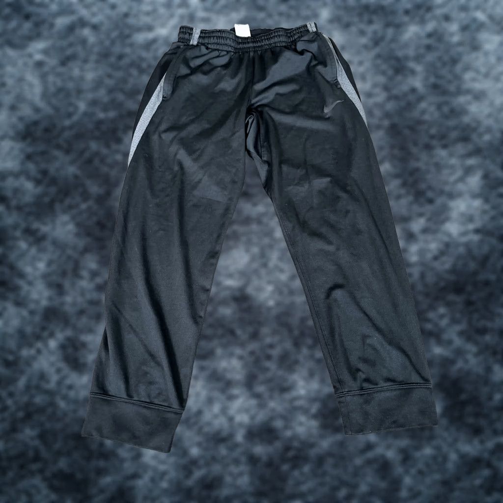 Nike Nike ELITE Pants Jogger Mens L Dri-Fit Lined Warmup Gray/Black Size US 33 - 1 Thumbnail