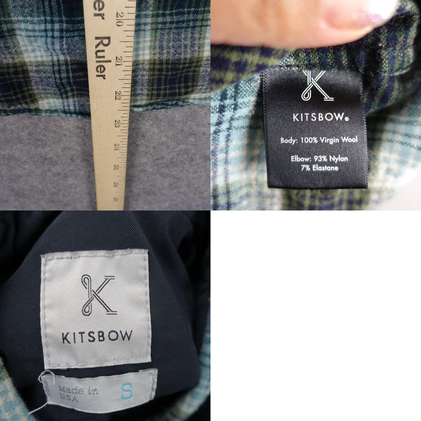 Pendleton Kitsbow Shirt Mens XS Black Pendleton Plaid Wool Snap Front Flannel Button-Up with Pockets Size US XS / EU 42 / 0 - 9 Thumbnail