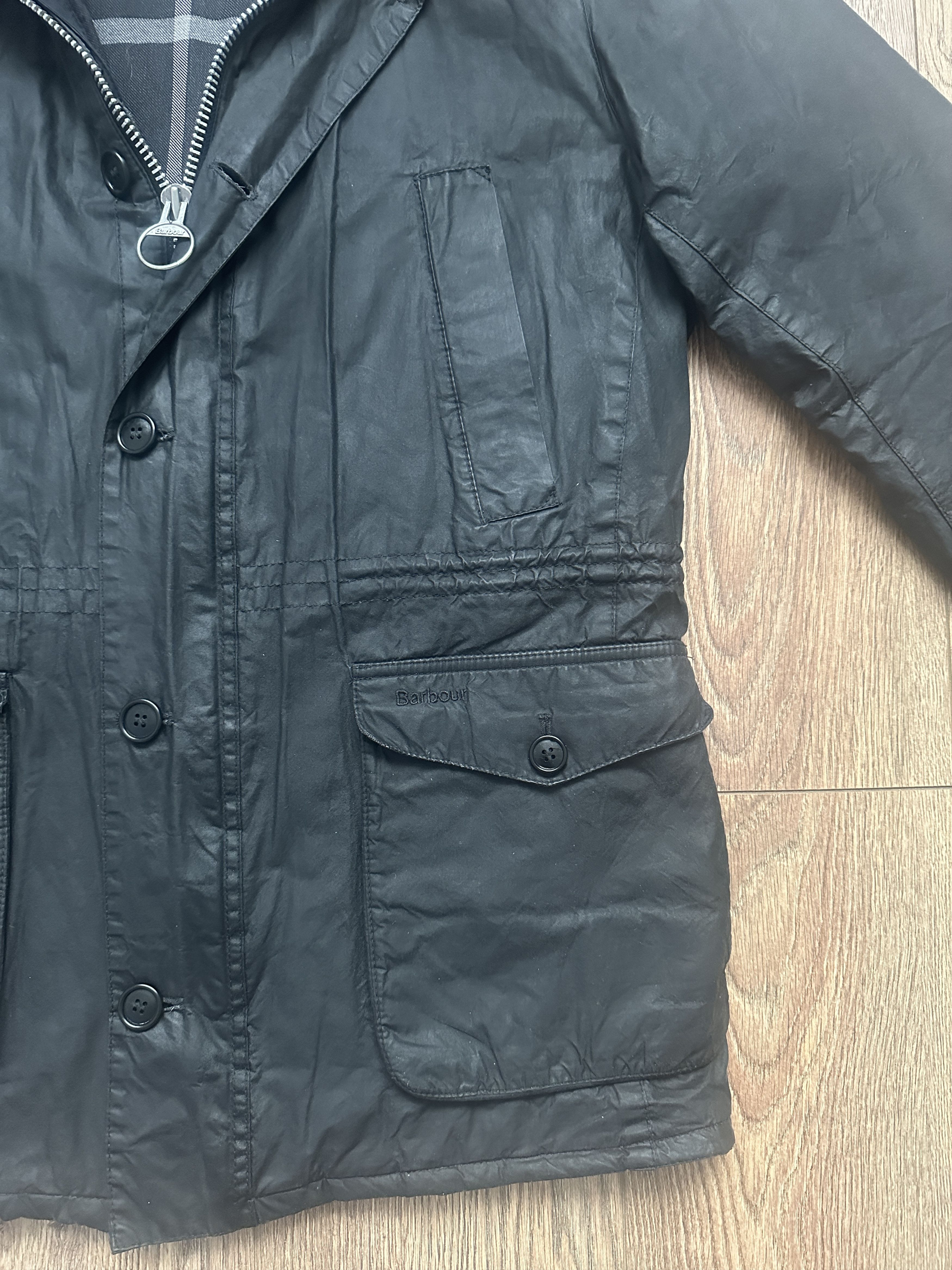 Barbour Barbour Crieff Wax Hooded Jacket Size S Black Made A Rewax Size US S / EU 44-46 / 1 - 6 Thumbnail