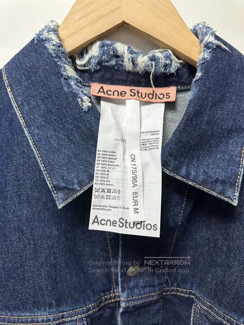 Acne Studios Acne Studios FW24 Distressed Drop-Shoulder Loose Single-Br Size US M / EU 48-50 / 2 - 2 Thumbnail