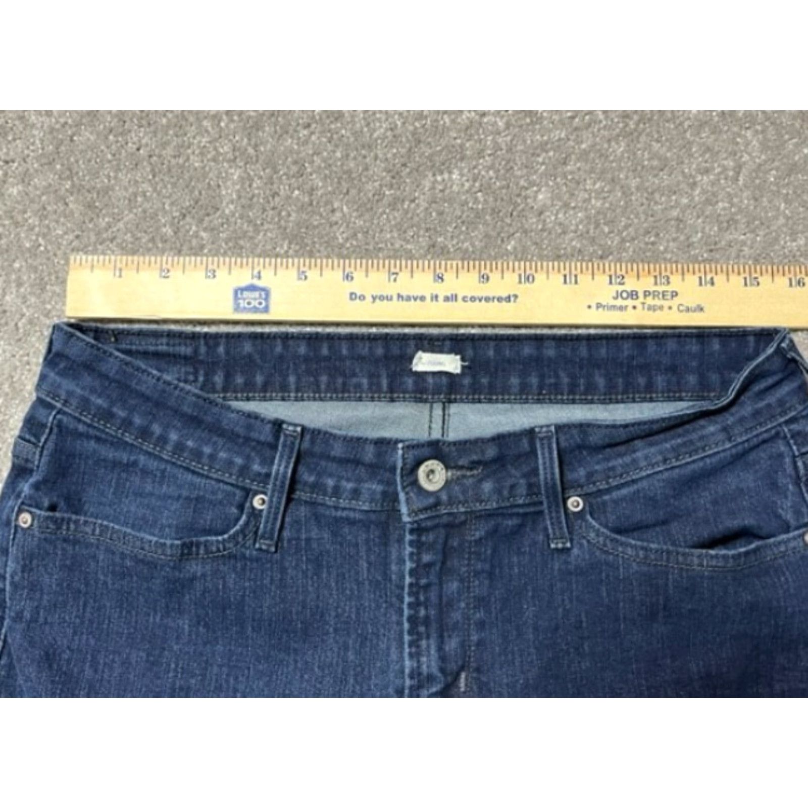 Levi's Levi's Legging Skinny Jeans Womens 14M 32x32 Dark Wash Blue Denim Jeans Regular Womens Size 24" / US 00 / IT 34 - 3 Thumbnail
