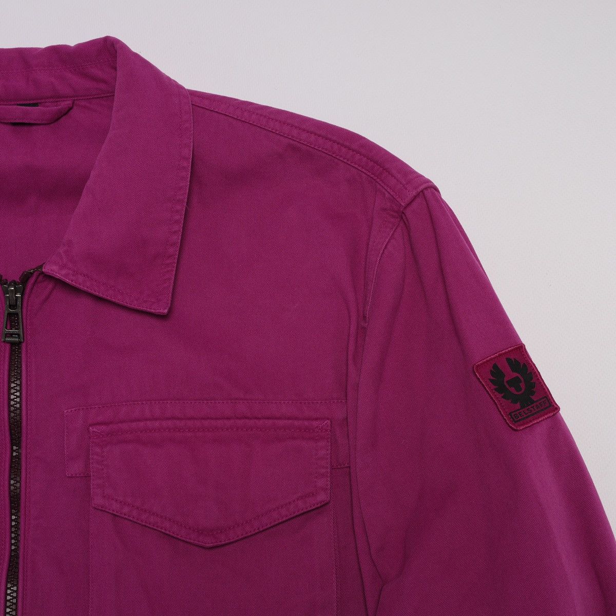 Belstaff Belstaff Pink Tonal Command Overshirt Jacket Zip Size US L / EU 52-54 / 3 - 4 Thumbnail