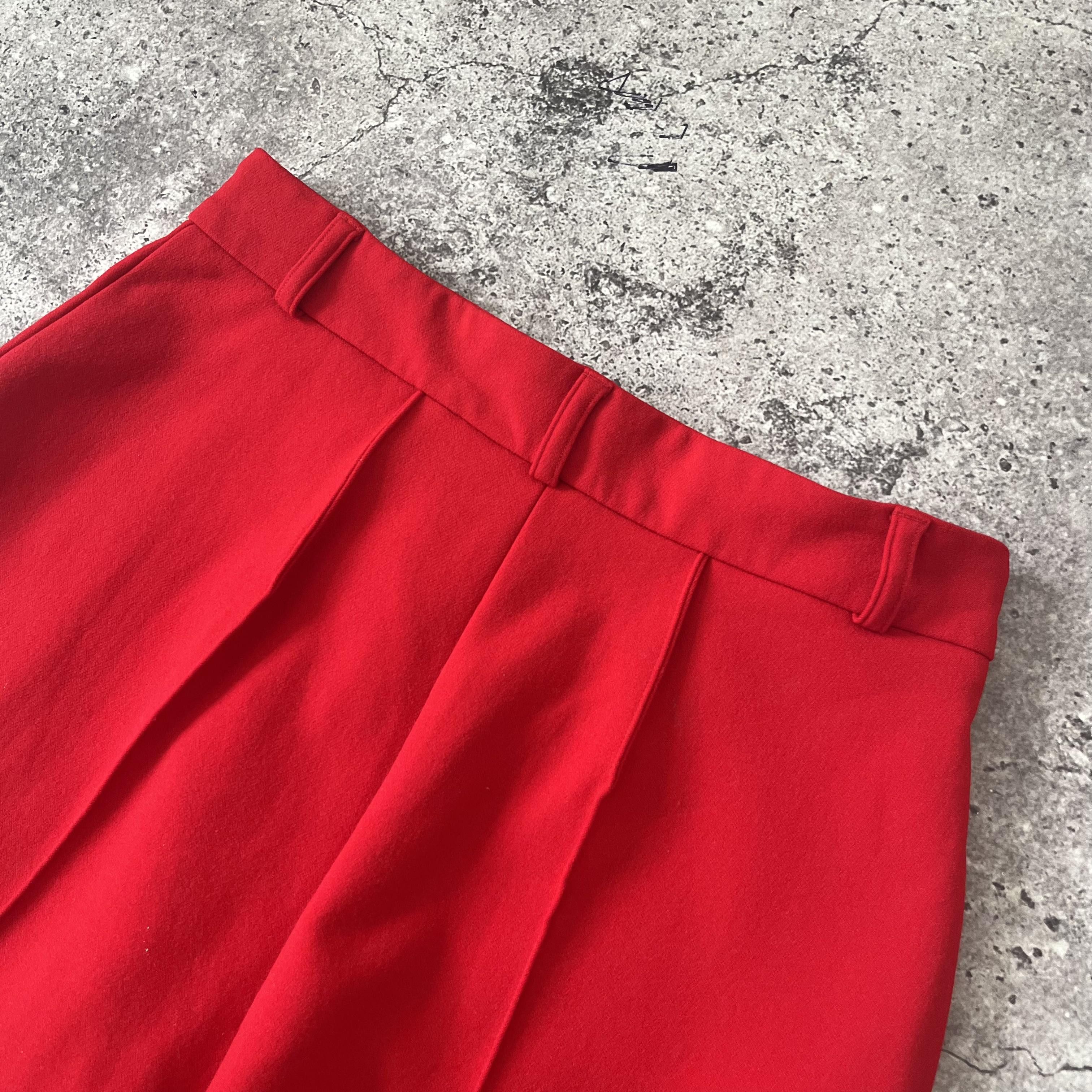 Designer × Kenzo Vintage Y2K Kenzo Jungle Red Formal Trousers Size 26" / US 2 / IT 38 - 5 Thumbnail