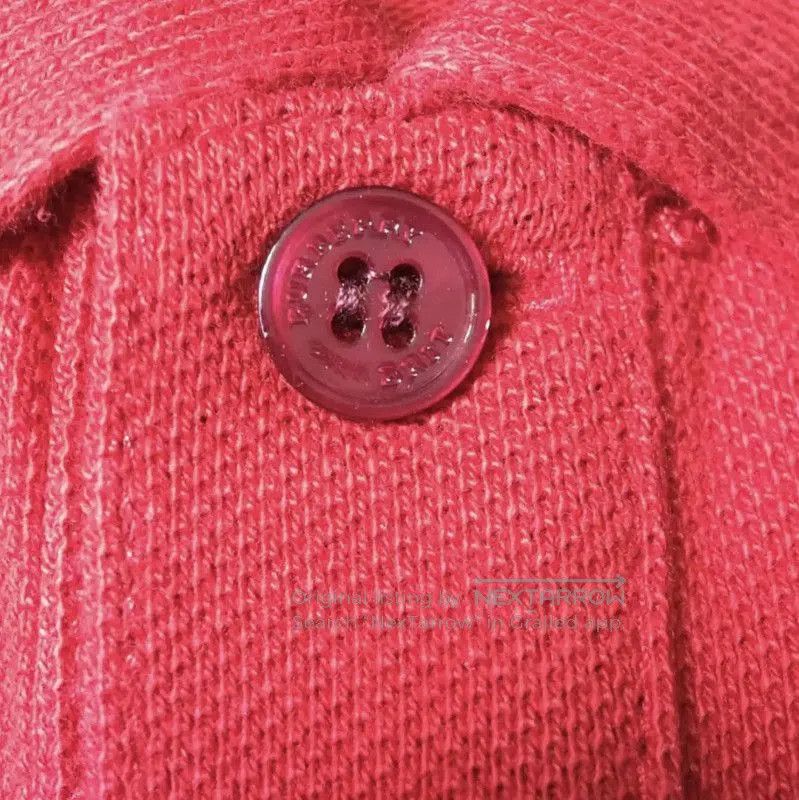 Burberry Burberry Red Cotton Men's Polo Shirt. Size US L / EU 52-54 / 3 - 5 Thumbnail