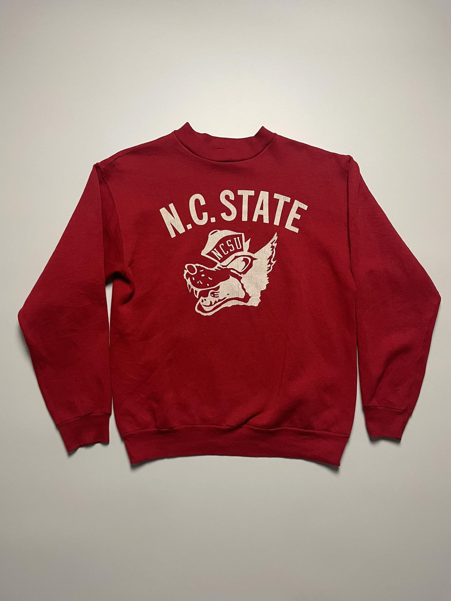 Russell Athletic × Vintage Vintage NC State Russell Athletic 80s Sweatshirt Size US M / EU 48-50 / 2 - 1 Thumbnail