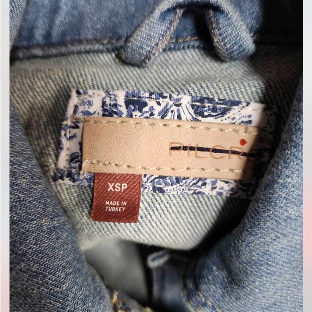 Anthropologie Anthropologie Boyfriend Denim Jacket Size XS. B22 Size XS / US 0-2 / IT 36-38 - 6 Thumbnail
