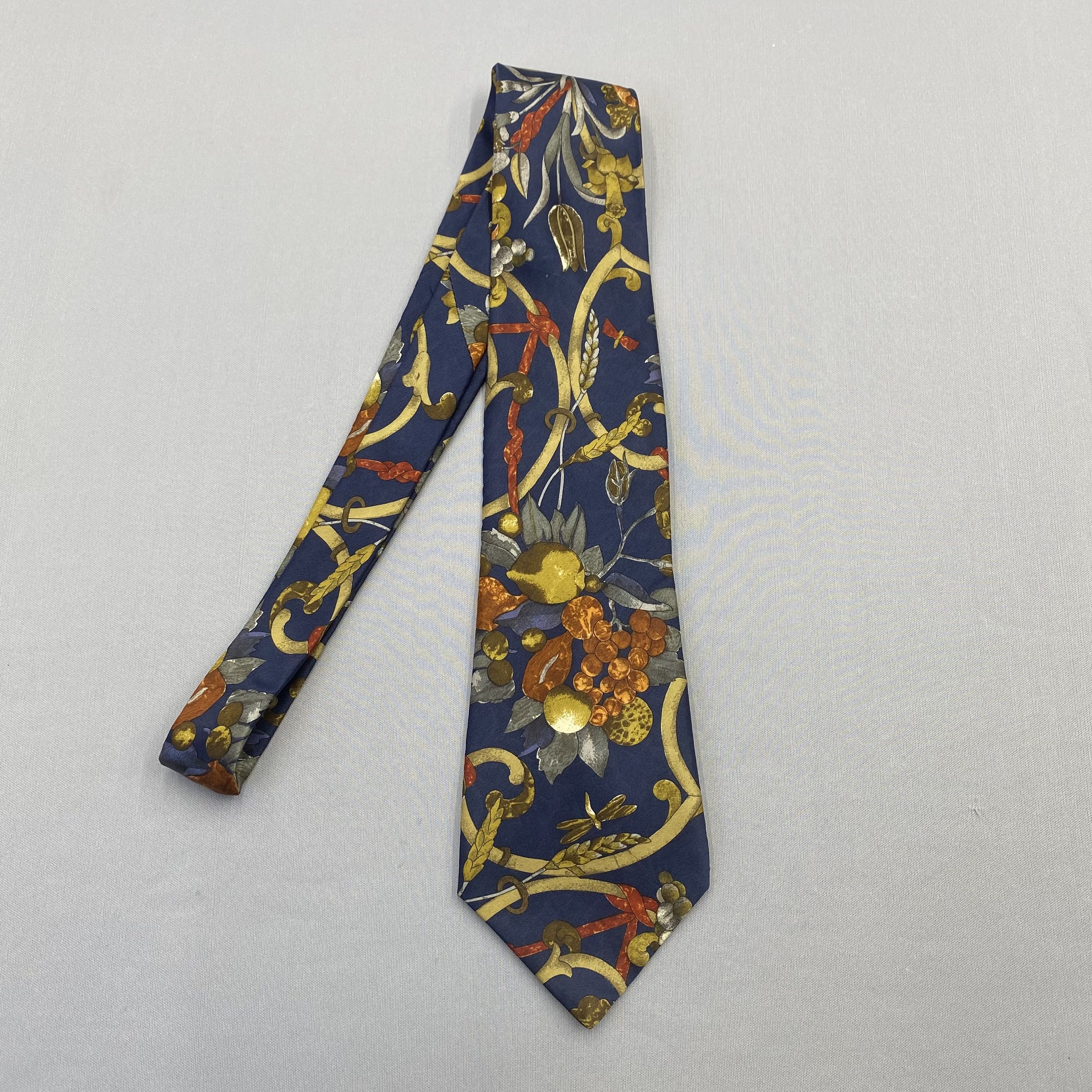 Lanvin Vintage Lanvin SILK Necktie Cravate Pure Silk Neck Tie Size ONE SIZE - 4 Thumbnail