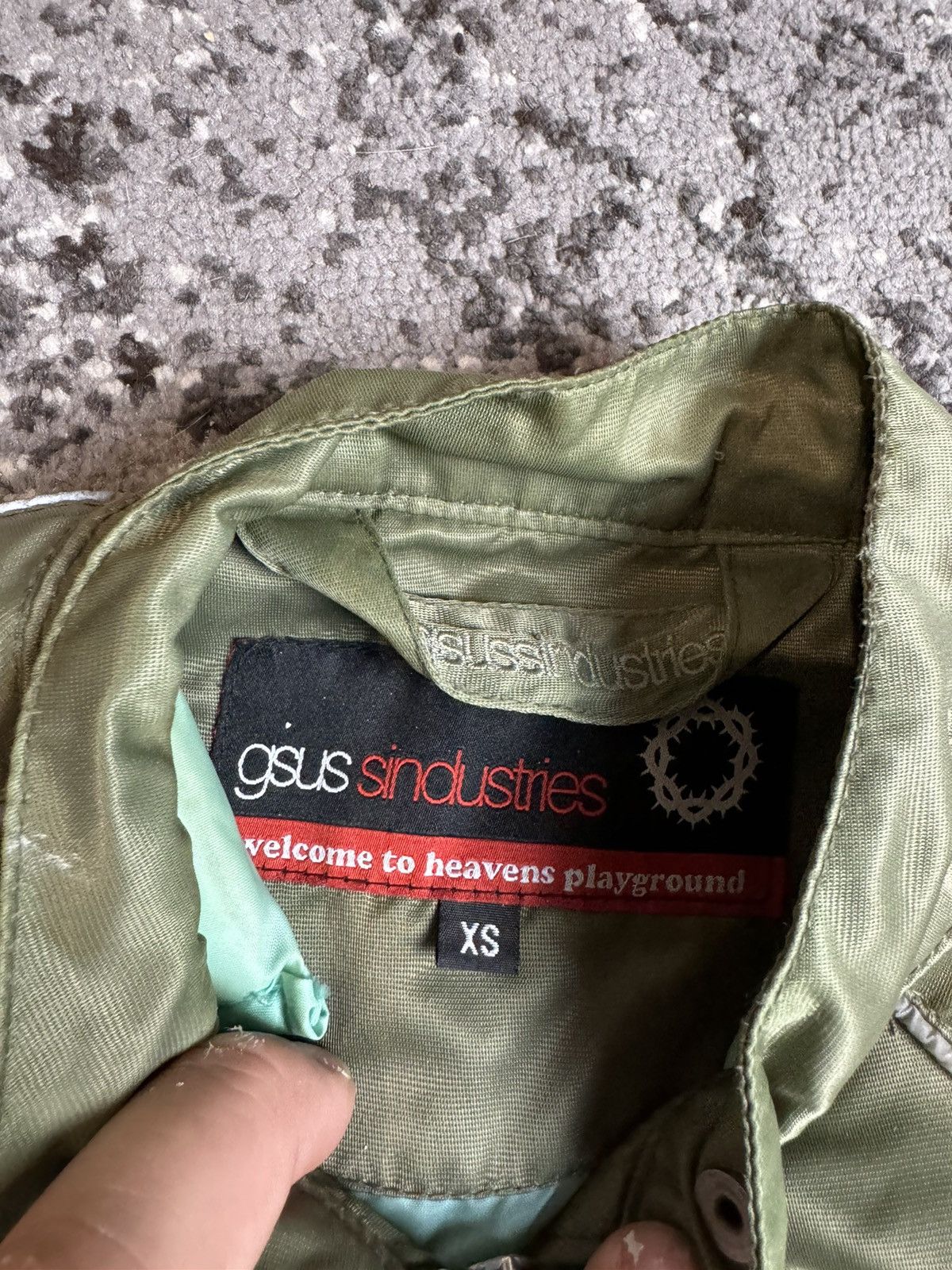 GSUS Sindustries × Japanese Brand × Vintage Vintage Y2K Gsus Sindustries Avantga Flat Head Stork Bomber Size US S / EU 44-46 / 1 - 5 Thumbnail
