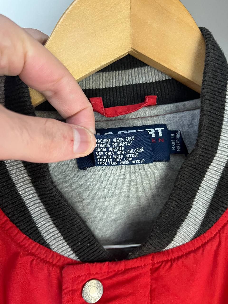 Polo Ralph Lauren VINTAGE POLO SPORT RALPH LAUREN RETRO BOMBER JACKET Size US L / EU 52-54 / 3 - 5 Thumbnail