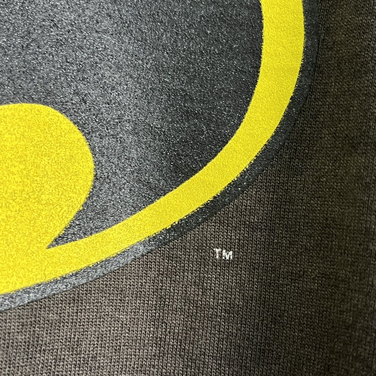 DC Comics × Vintage Faded Black Vintage Batman Single Stitch TShirt 1997 Size US L / EU 52-54 / 3 - 11 Thumbnail