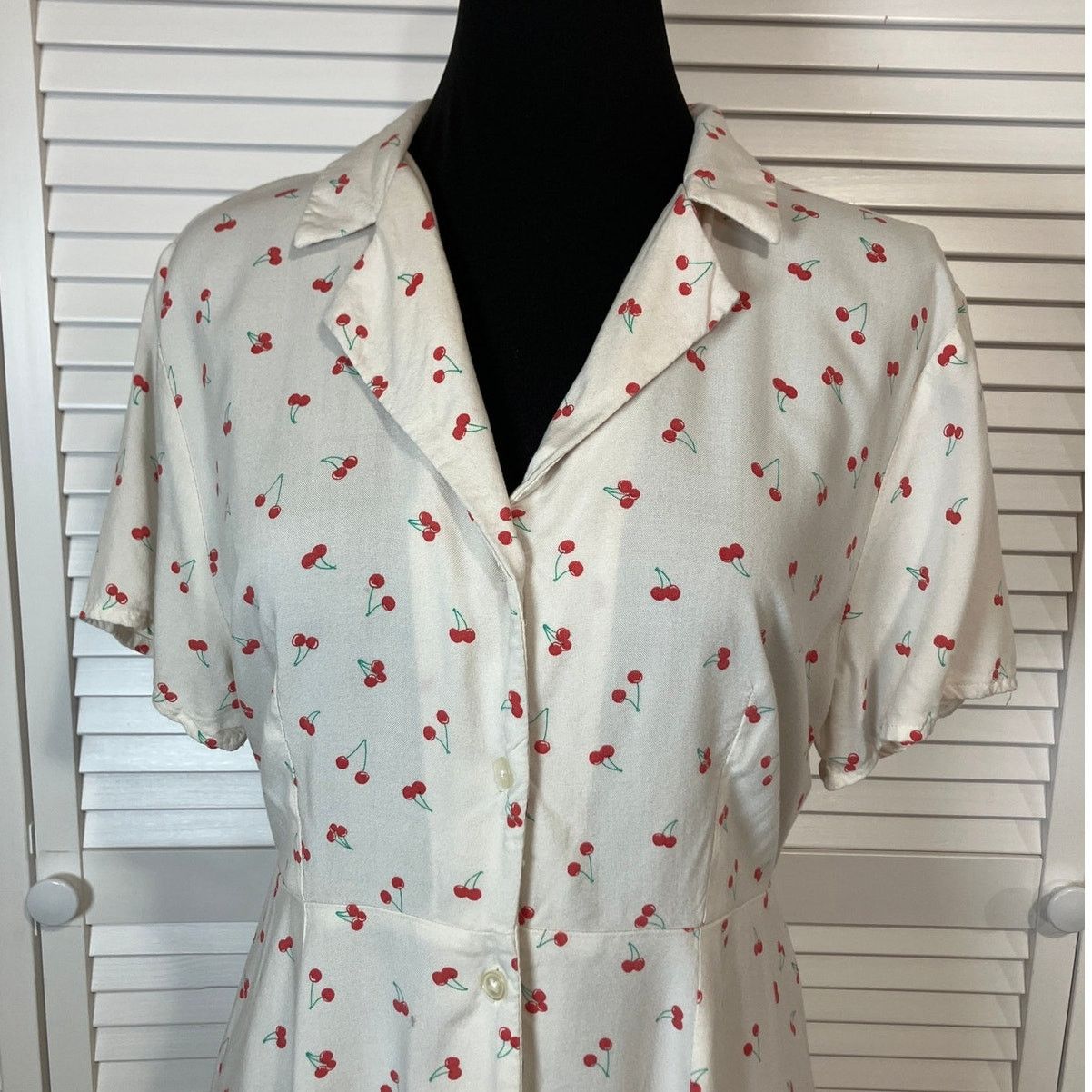 Other SO Goods for Life Retro Y2K Cherry Sundress Juniors L Size L / US 10 / IT 46 - 4 Thumbnail