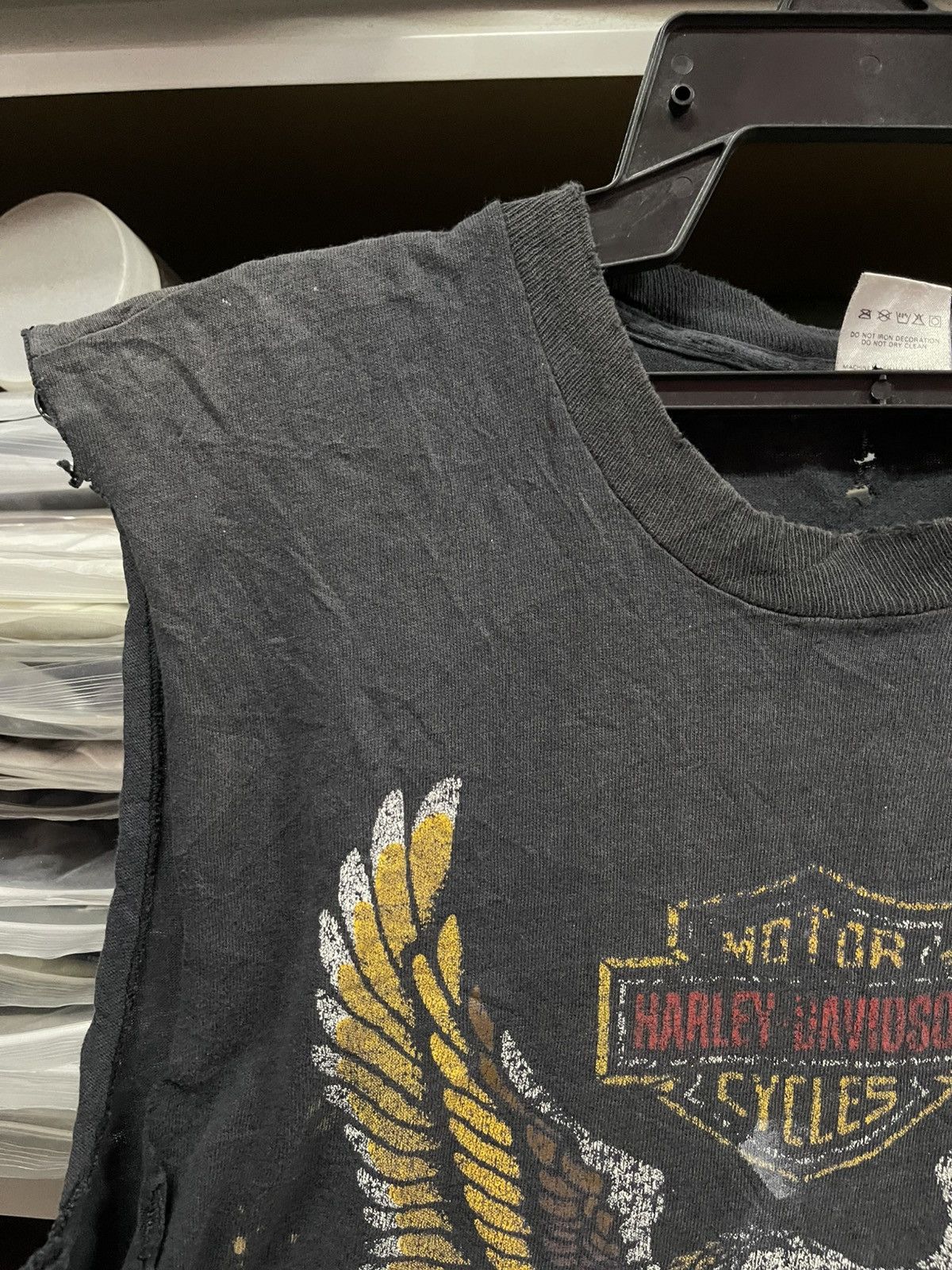 Harley Davidson Vintage Y2K Distressed Harley Davidson Sleeveless🔥🔥🔥 Size US M / EU 48-50 / 2 - 5 Thumbnail