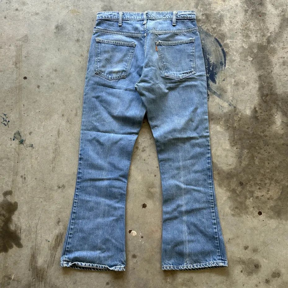 Levi's Vintage 70s Levi's Orange Tab 646 Flared Bellbottom Jeans Size US 32 / EU 48 - 1 Thumbnail
