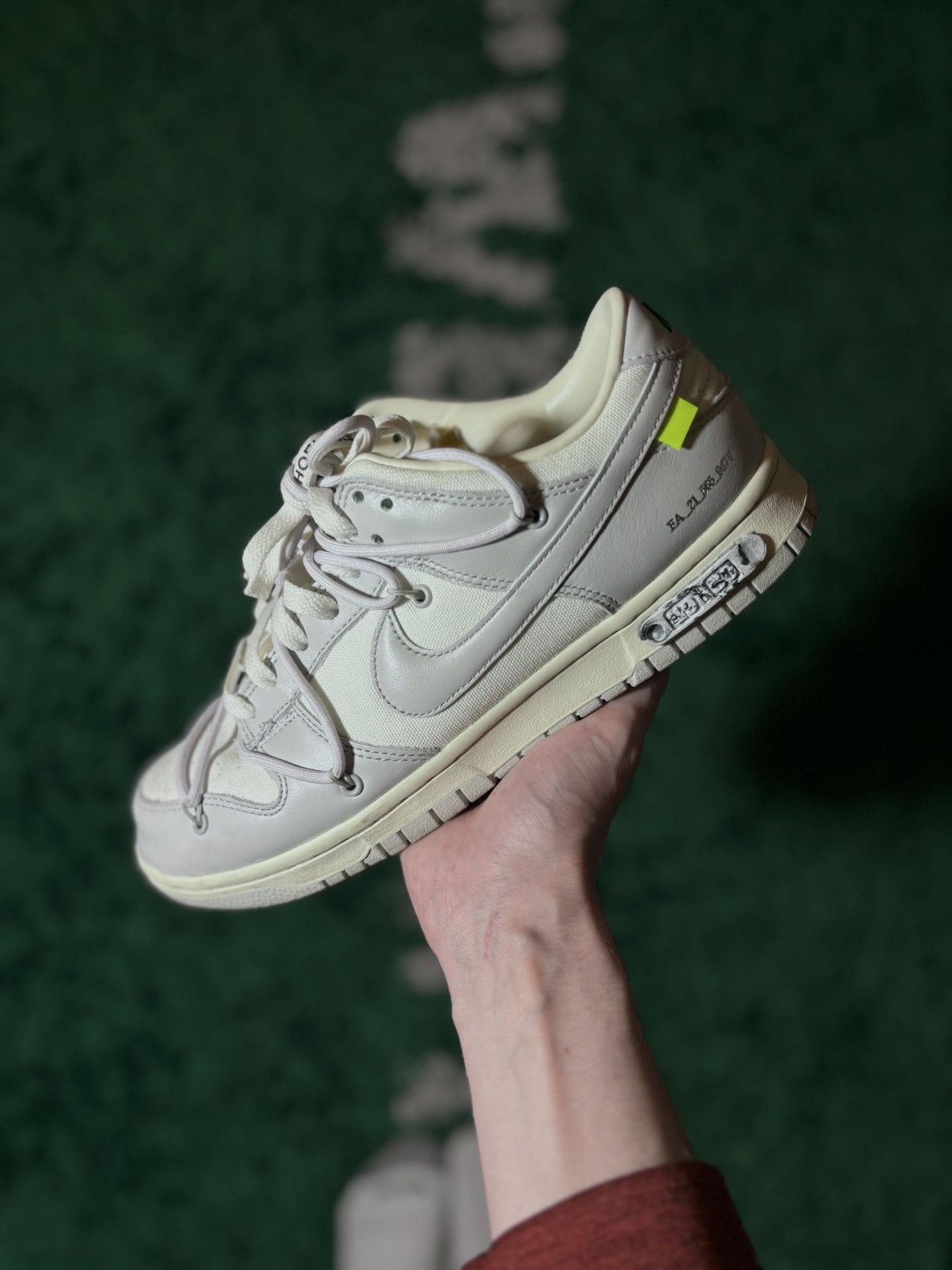 Original Nike Dunk Low Off White top Lot 49 Grau 44 mit OVP