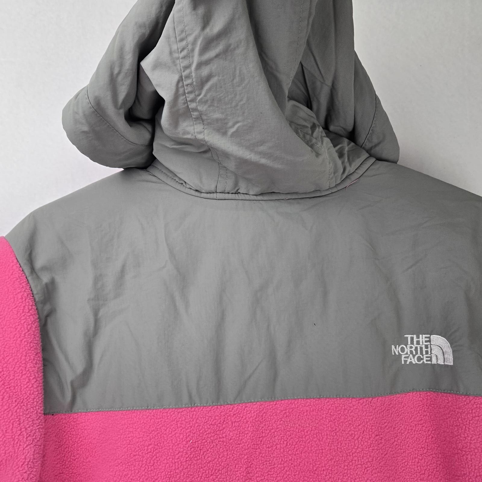 The North Face The North Face Women's Fleece Jacket Pink & Gray Large Size L / US 10 / IT 46 - 3 Thumbnail