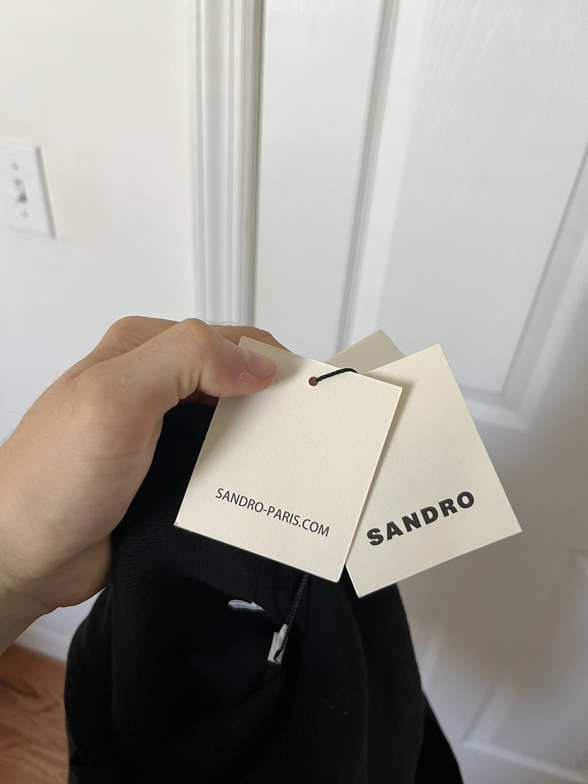 Sandro Sandro Black Zip-Up Hoodie Boston Womens size 0 Size S / US 4 / IT 40 - 7 Thumbnail