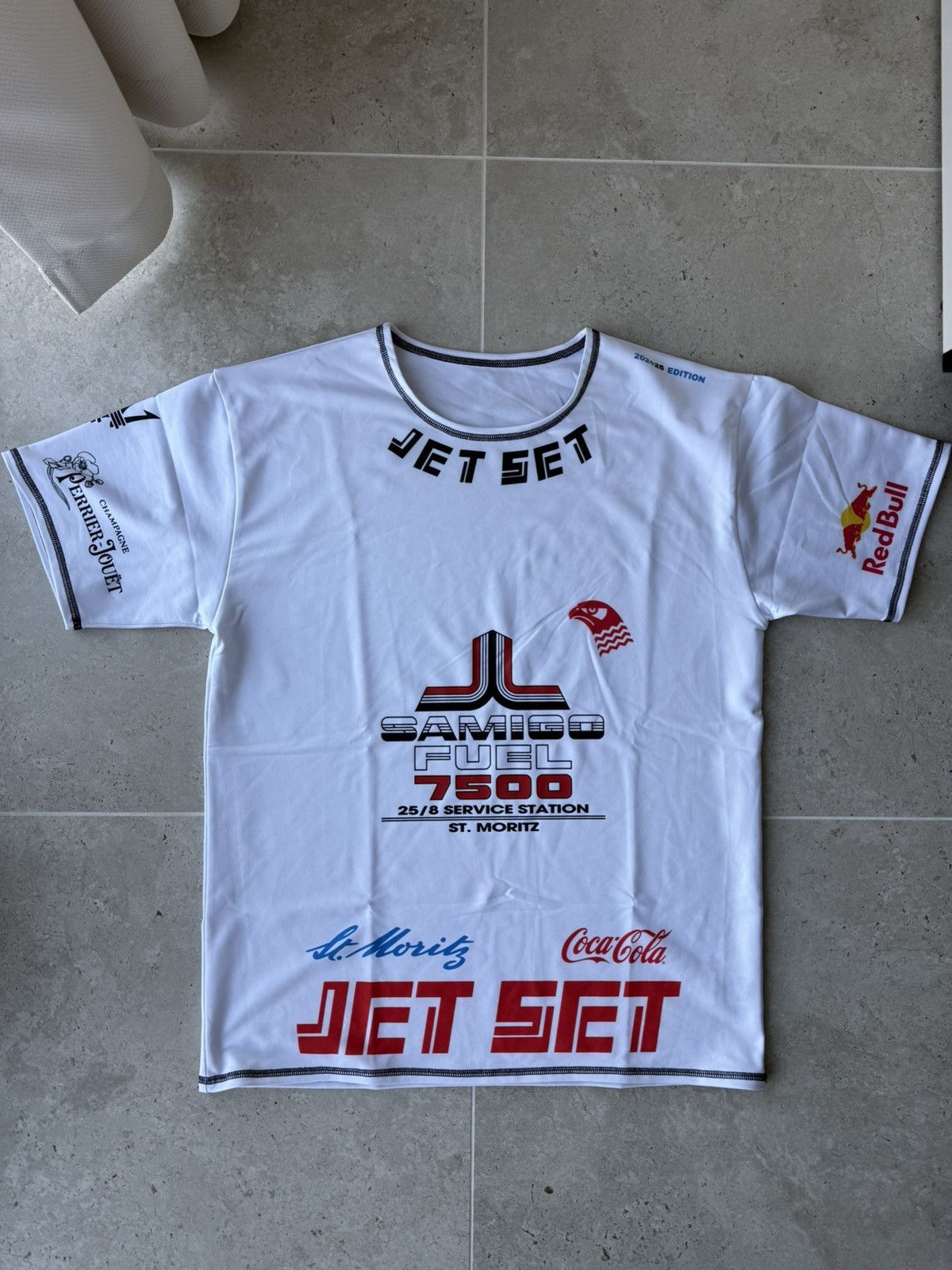 JET SET JET SET Red Bull St.Moritz racing coca cola shirt Size US M / EU 48-50 / 2 - 1 Thumbnail
