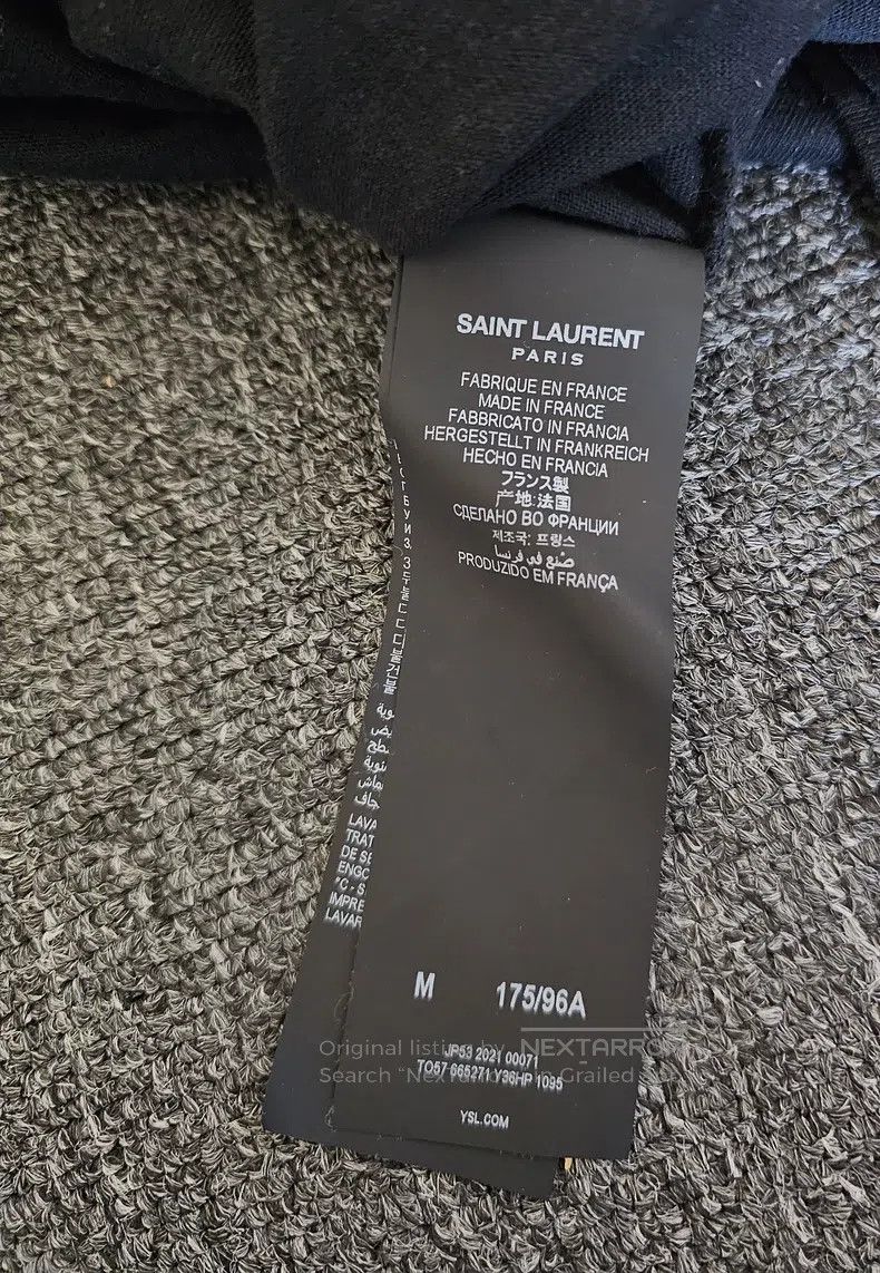 Saint Laurent Paris Saint Laurent Paris Short Sleeve Faded Logo i Size US M / EU 48-50 / 2 - 5 Thumbnail