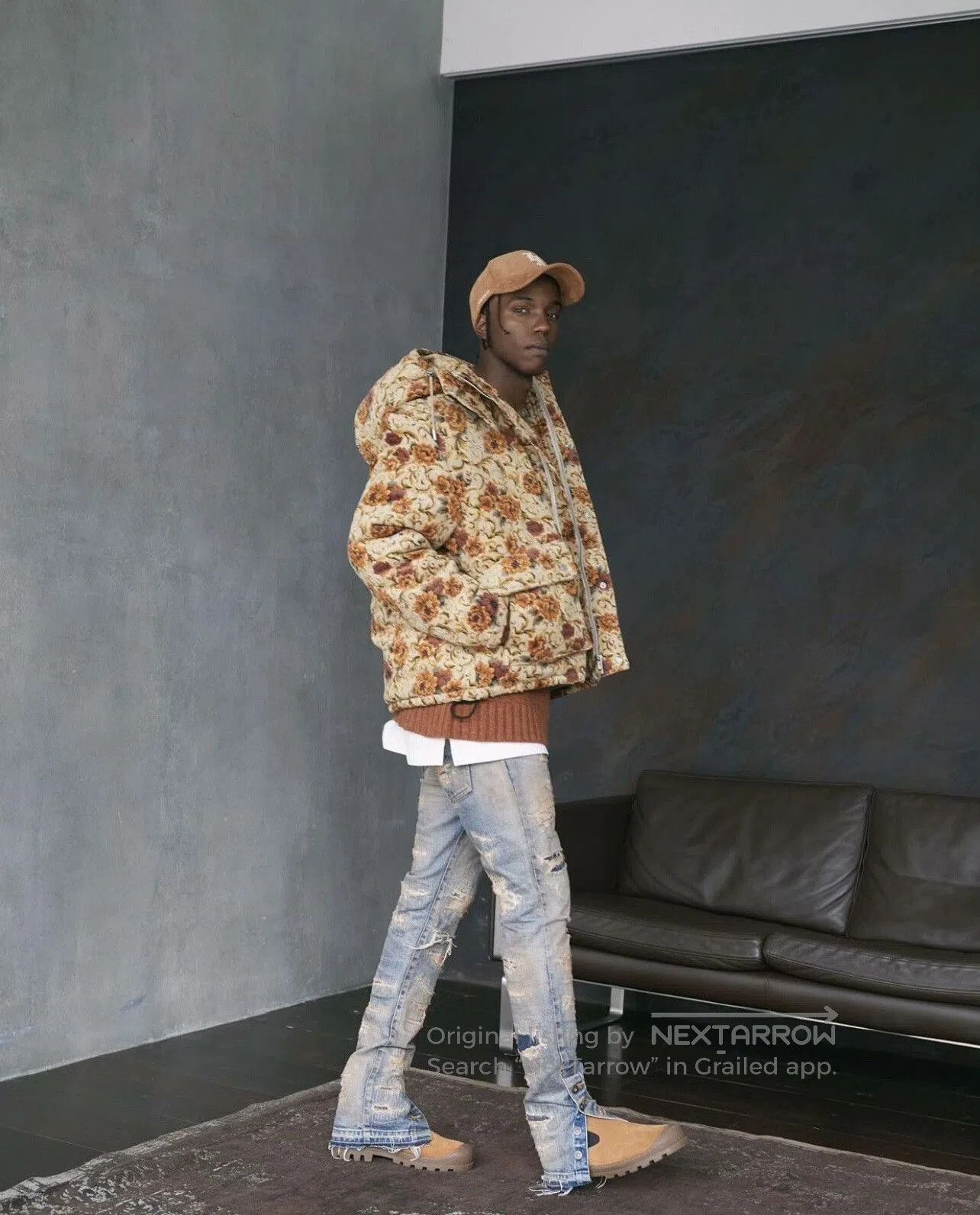 Vince Vintage Floral Pattern Cotton Jacket. Size M / US 6-8 / IT 42-44 - 2 Thumbnail