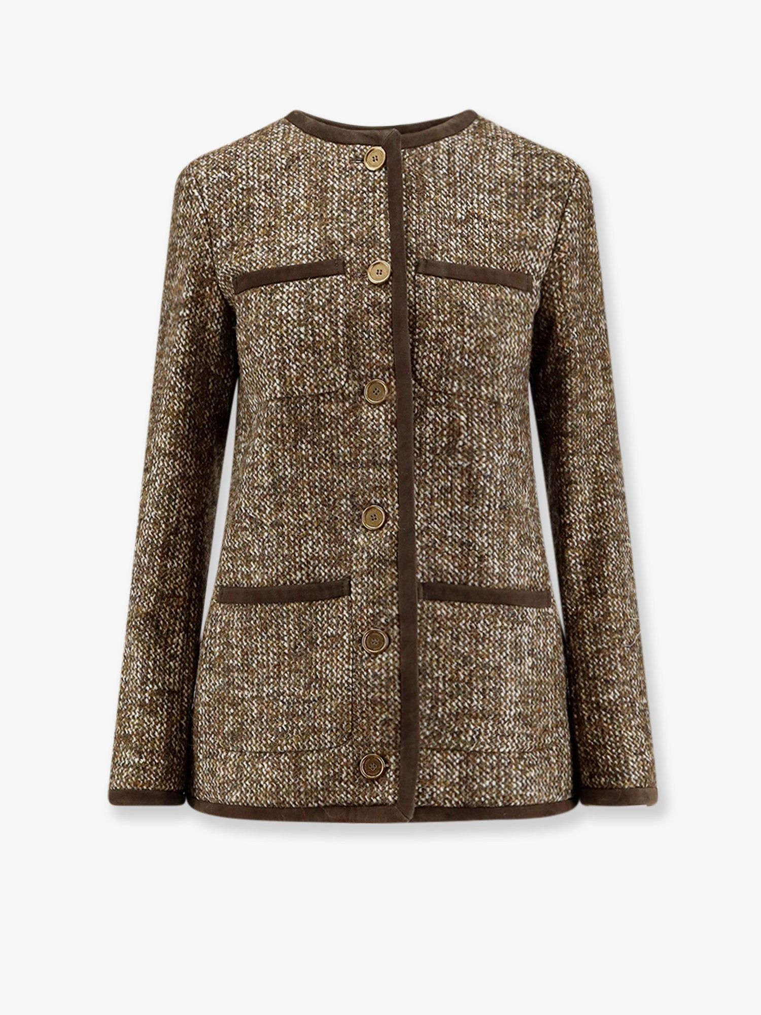 Golden Goose Boxy Fit Wool Blend Blazer Size S / US 4 / IT 40 - 1 Thumbnail