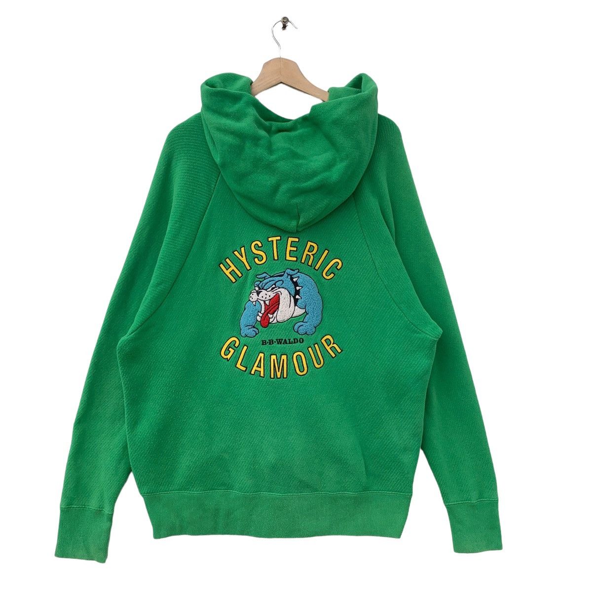 Hysteric Glamour × Japanese Brand × Vintage 80s B.b Waldo Embroidered Logo Hoodie Size US L / EU 52-54 / 3 - 1 Thumbnail