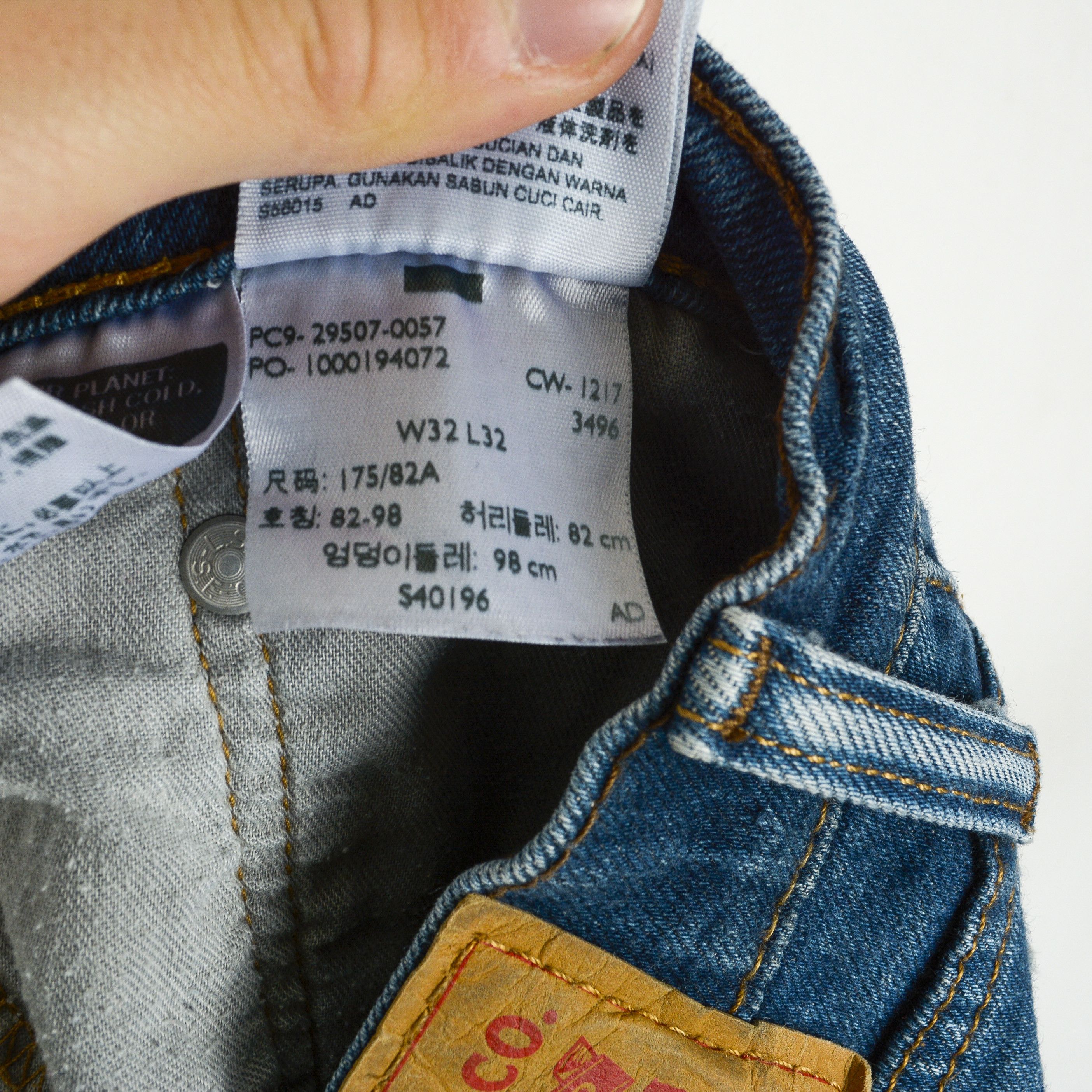 Levi's Mens 502 W32 L32 Regular Tapered Jeans Denim Pants Trousers Size US 32 / EU 48 - 5 Thumbnail