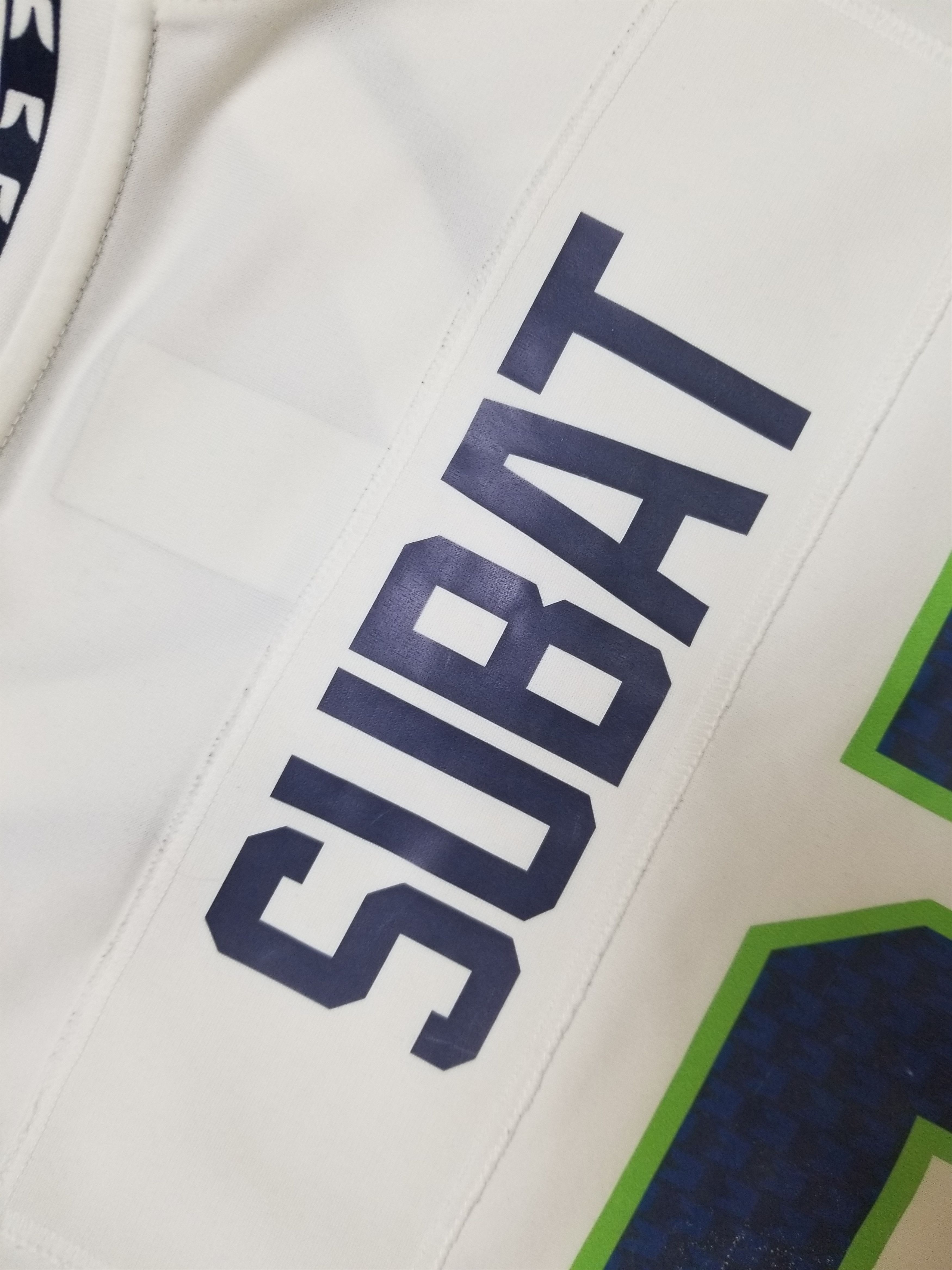 Nike Nike Seattle Seahawks # 27 Subat NFL Jersey Size US XXL / EU 58 / 5 - 25 Thumbnail