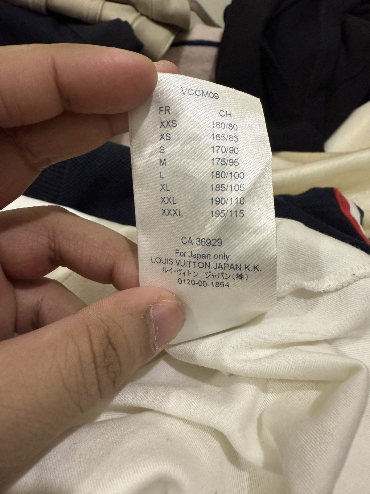 Louis Vuitton Louis Vuitton White Damiere Pocket Tee Size US XXL / EU 58 / 5 - 9 Thumbnail