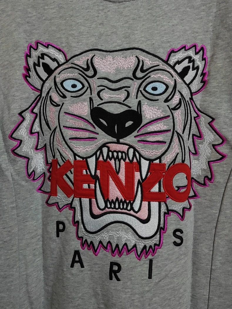 Kenzo KENZO Tiger head hoodie dress Size XL / US 12-14 / IT 48-50 - 3 Thumbnail