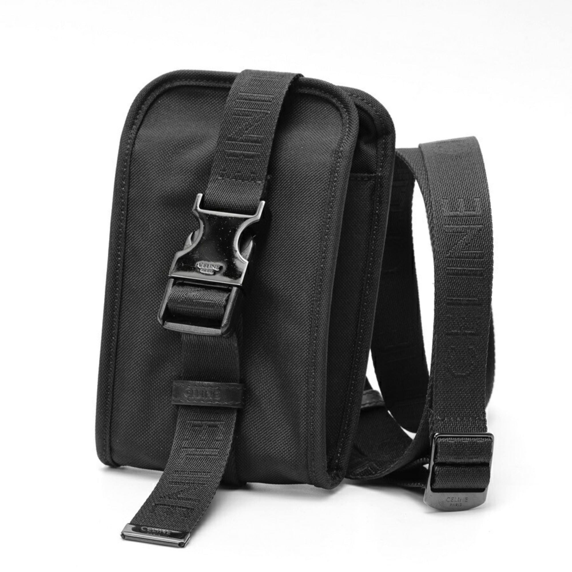 Celine Celine Trekking Mobile Pouch, Smartphone Phone Holder, 10J212DVN.38SI, Nylon, Black Size ONE SIZE - 1 Thumbnail