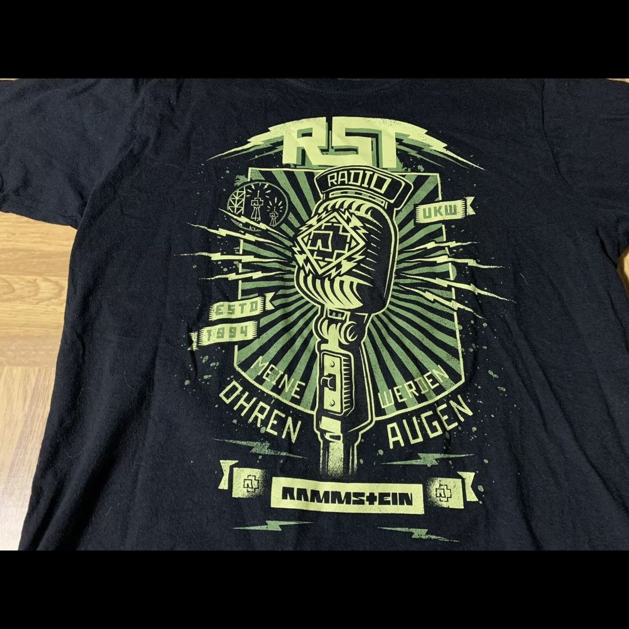Band Tees × Vintage Rammstein merch t-shirt RST radio 1994 Size M Medium Size US M / EU 48-50 / 2 - 4 Thumbnail