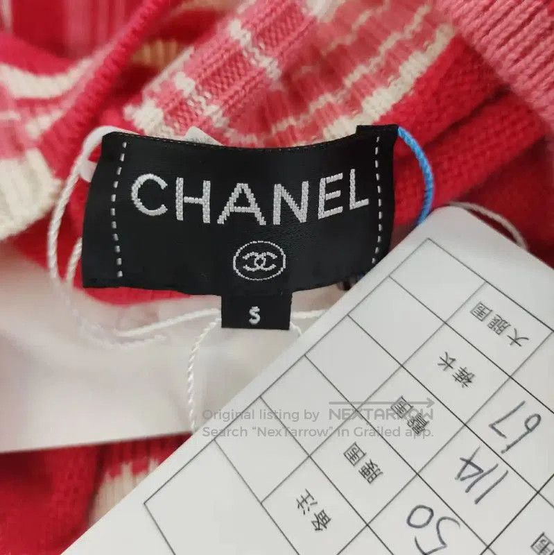 Chanel Chanel Red Cashmere Women's T-Shirt . Size S / US 4 / IT 40 - 3 Thumbnail