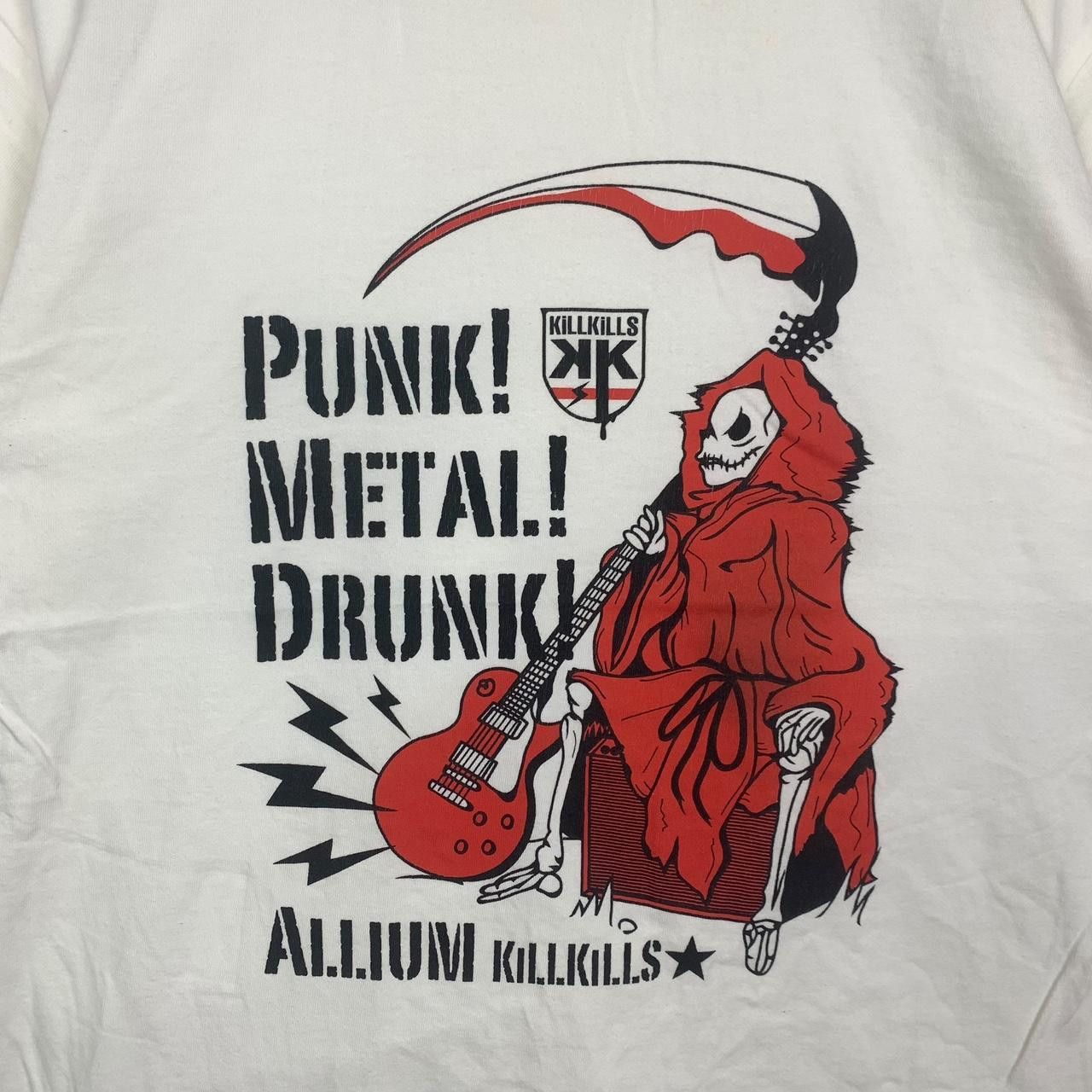 Other KILLKILLS PUNK BAND Allium Metal Drunk Japan Tee Shirt Size US L / EU 52-54 / 3 - 5 Thumbnail