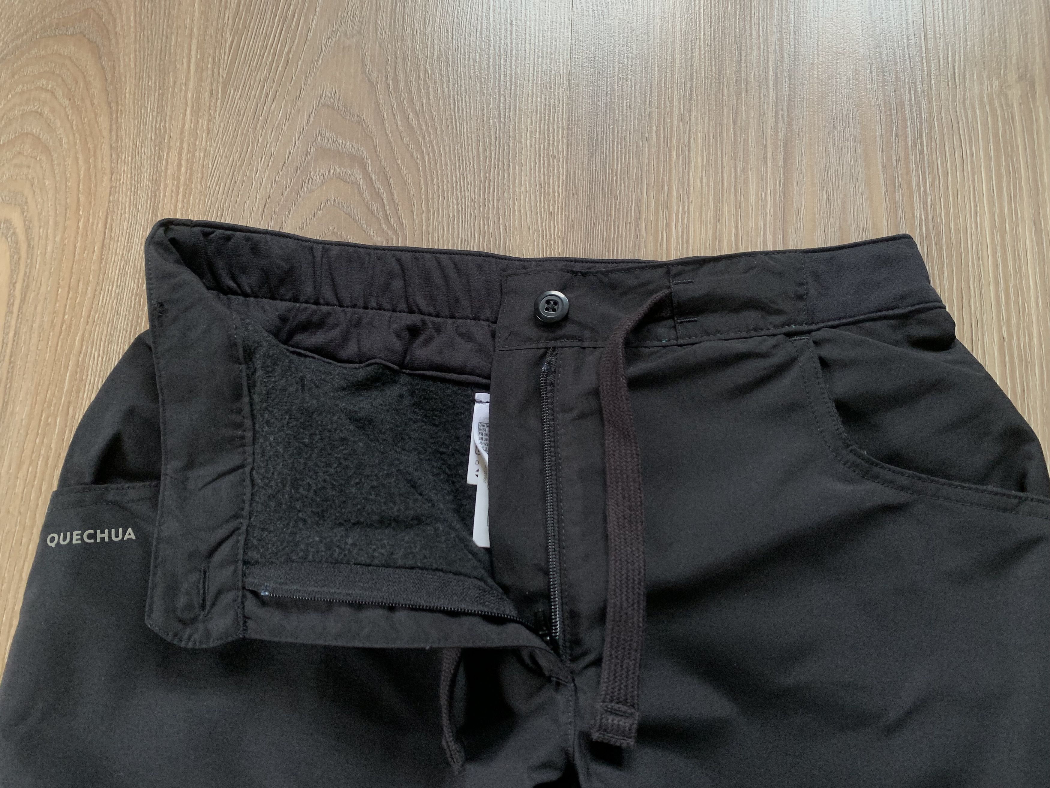 Other Quechua Womens Black Insulated Trekking Pants Size 28" / US 6 / IT 42 - 6 Thumbnail