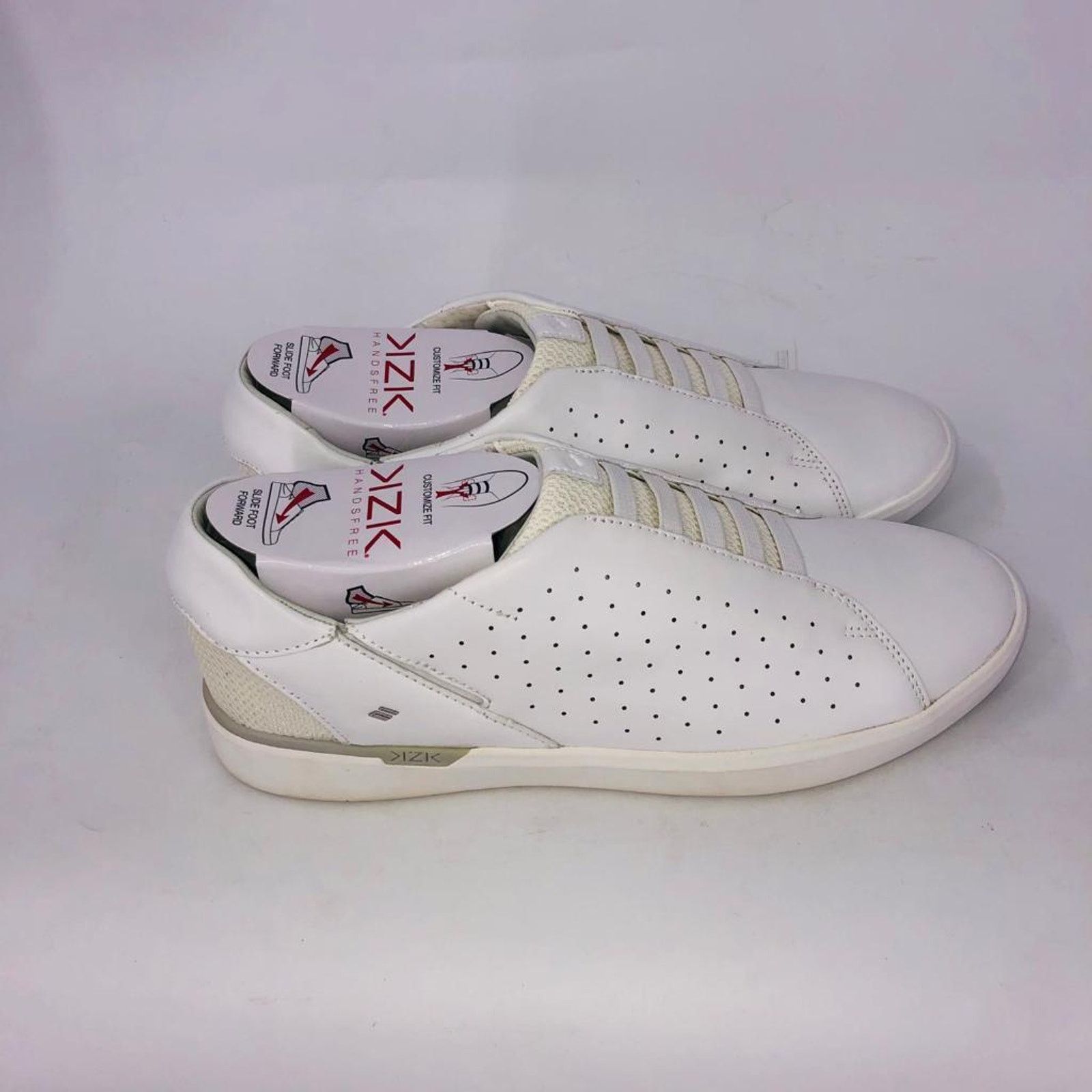Kiriko Made KIZIK WOMEN MIAMI HANDS-FREE DURABLE WHITE SNEAKER SIZE 8B Size US 8 / IT 38 - 1 Thumbnail