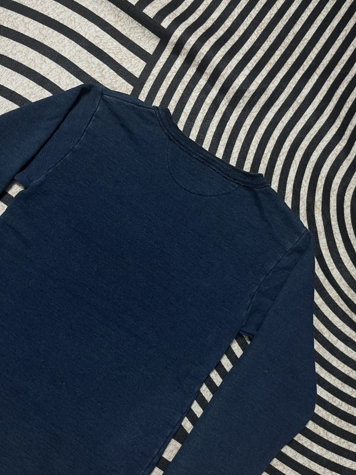 45rpm 90s 45RPM SWEATSHIRT LONG SLEEVE INDIGO DYE V-NECK Size US S / EU 44-46 / 1 - 16 Thumbnail