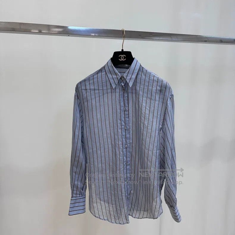 Brunello Cucinelli Brunello Cucinelli Striped shirt Size XS / US 0-2 / IT 36-38 - 3 Thumbnail