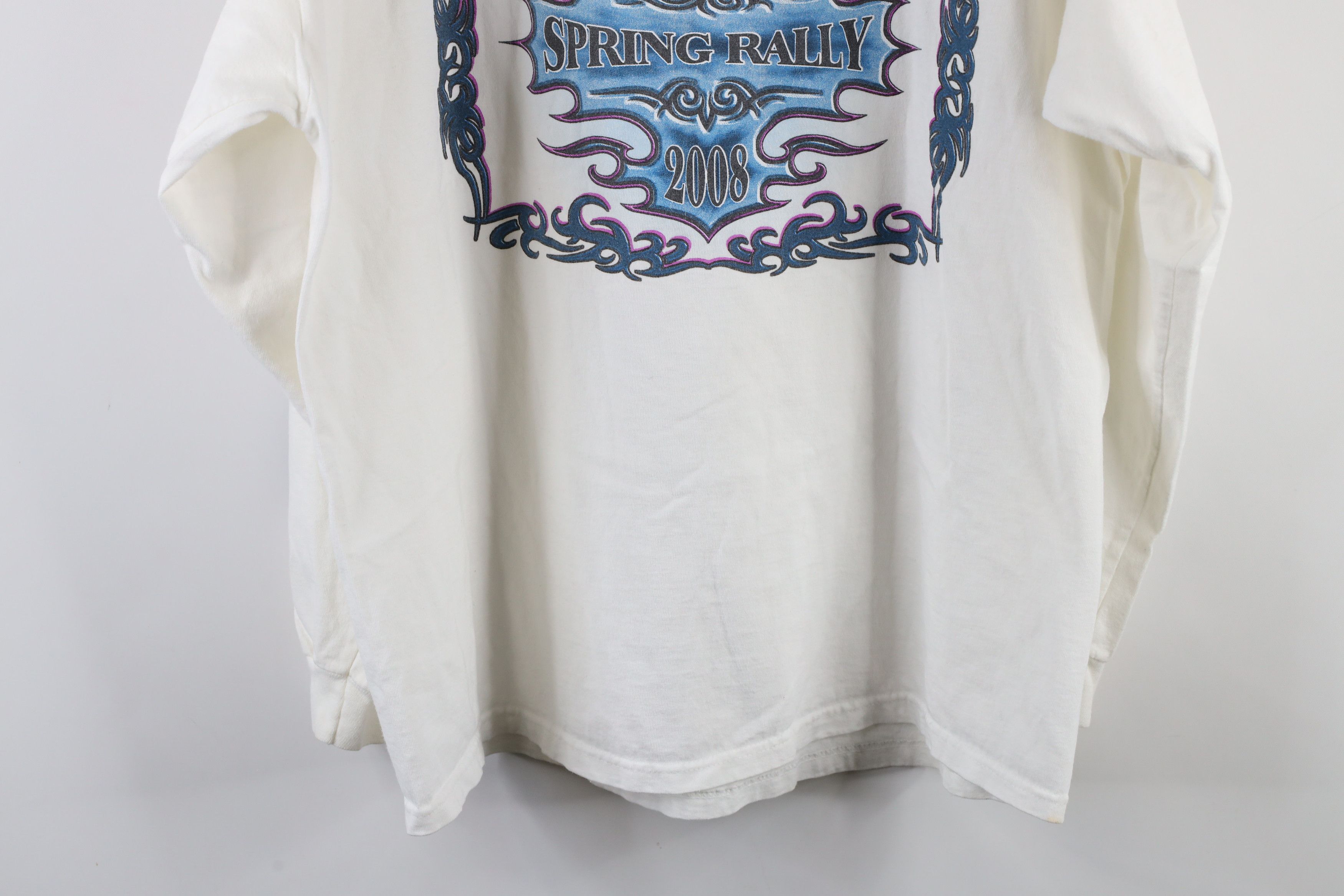 Vintage Vintage Streetwear Motorcycle Eagle Long Sleeve T-Shirt Size US XL / EU 56 / 4 - 14 Thumbnail