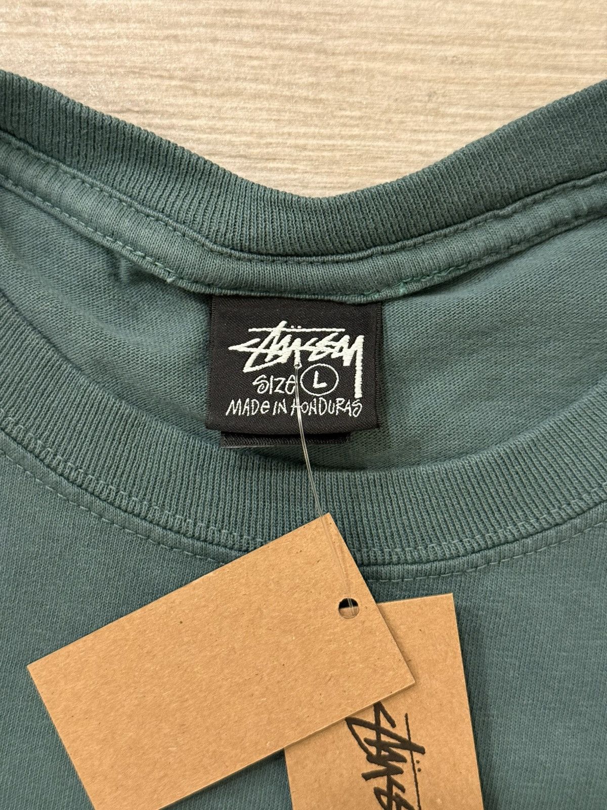 Stussy Stussy Heal The Bay 40 Pigment Dyed Pine Tee Size L Large Size US L / EU 52-54 / 3 - 5 Thumbnail