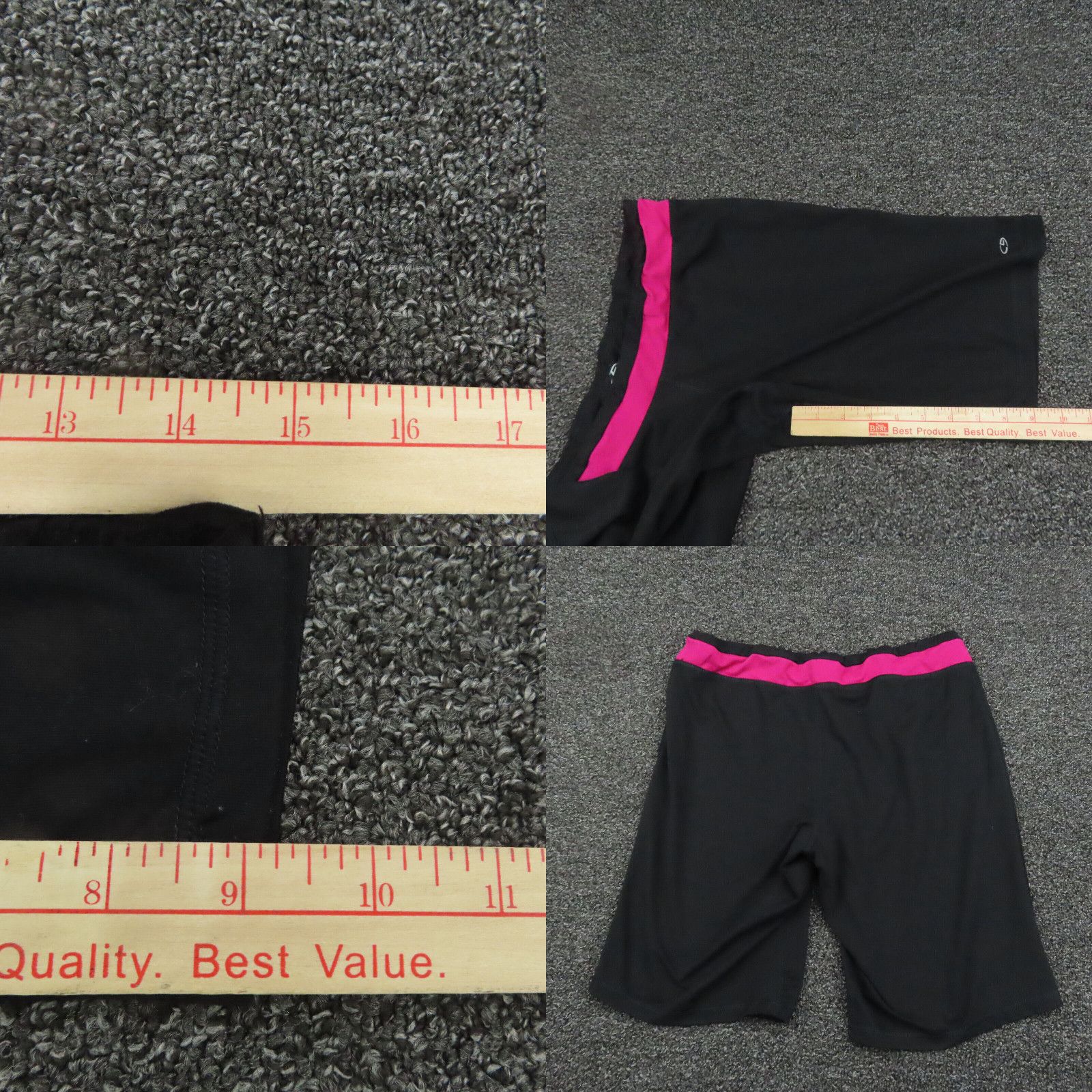 Champion Champion Shorts Womens Large Black Pink Compression Running Breathable Gym Grailed