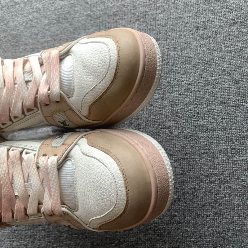 Louis Vuitton Louis Vuitton Pink and White Trainer Sneakers Size US 6 / IT 36 - 9 Thumbnail