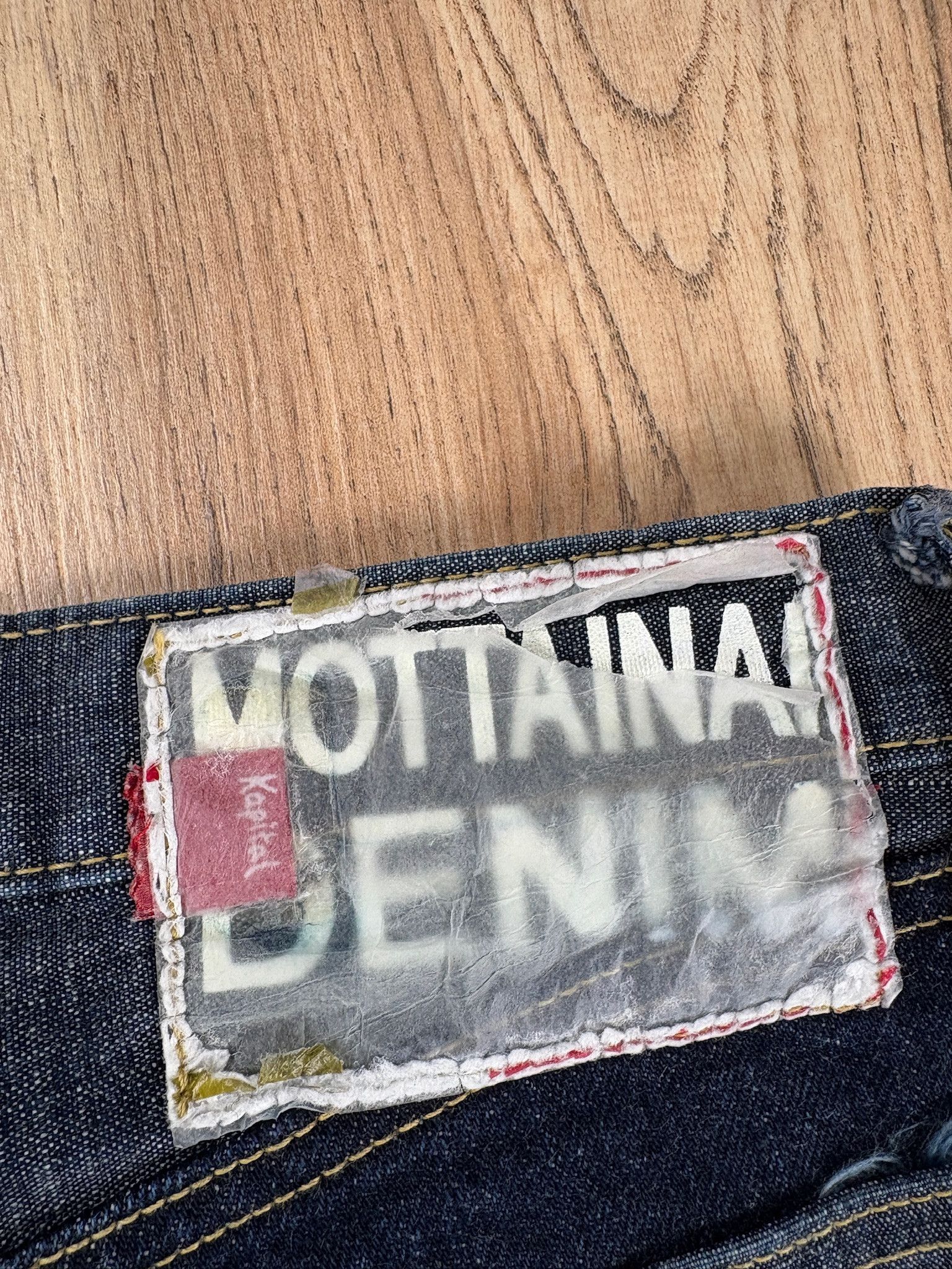 Kapital Kapital Two-tone Raw Unused Jeans Indigo Size US 30 / EU 46 - 2 Thumbnail