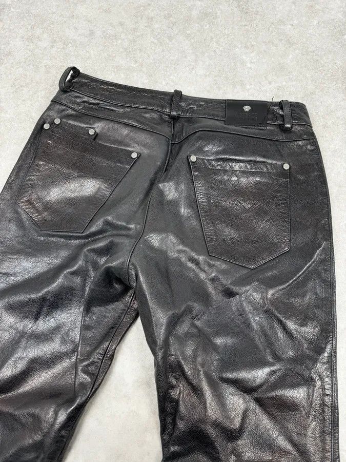 Versace Versace Black Multi-Zips Biker Leather Pants Size US 32 / EU 48 - 7 Thumbnail