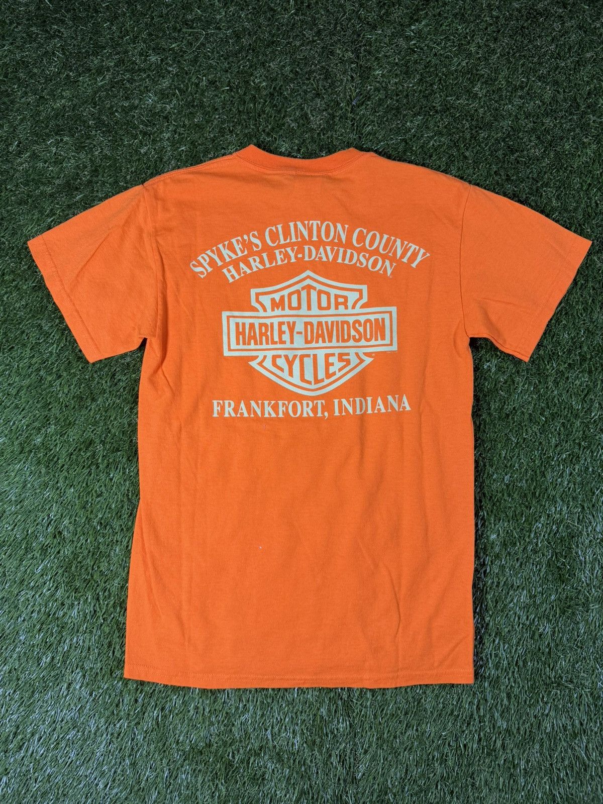 Harley Davidson Vintage Y2k Harley Davidson Camo Army Biker Fall Hype Tee Size US S / EU 44-46 / 1 - 2 Thumbnail