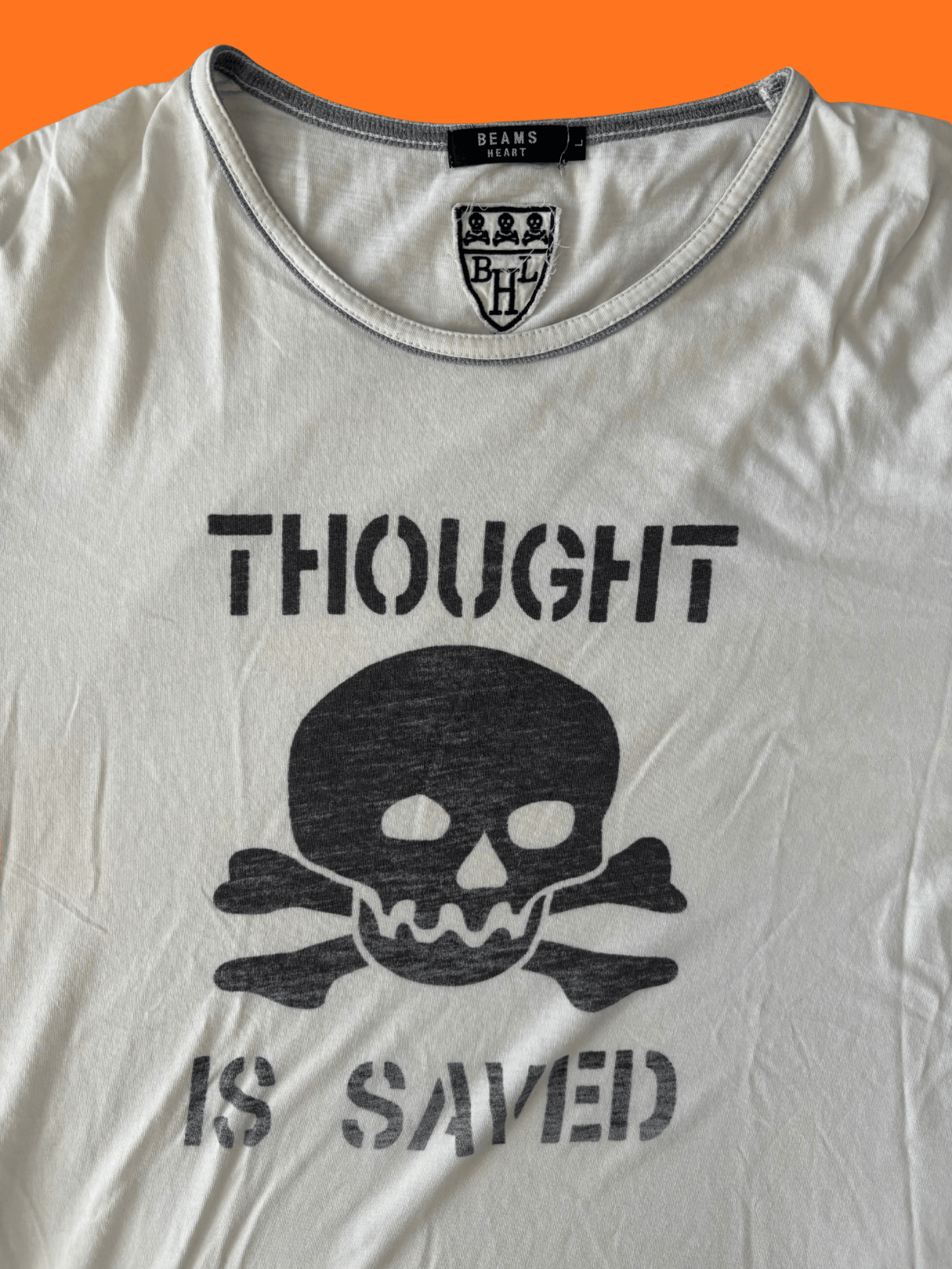 Beams Japan BEAMS JAPAN VINTAGE SKULL TEE Size US L / EU 52-54 / 3 - 2 Thumbnail