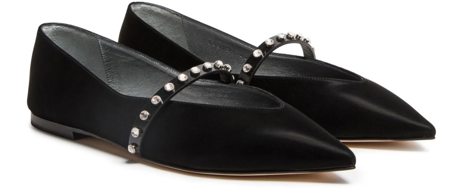 Alexander McQueen ALEXANDER MCQUEEN Black Leather Ballerinas New & Authentic Size US 6 / IT 36 - 2 Thumbnail